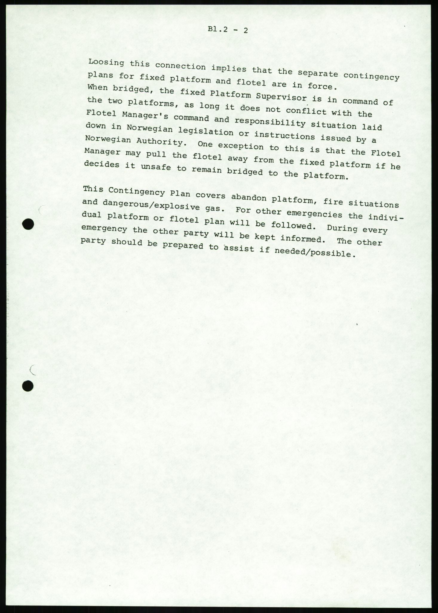 Justisdepartementet, Granskningskommisjonen ved Alexander Kielland-ulykken 27.3.1980, AV/RA-S-1165/D/L0016: O Beredskapsplaner (Doku.liste + O1-O3 av 3), 1980-1981, p. 290