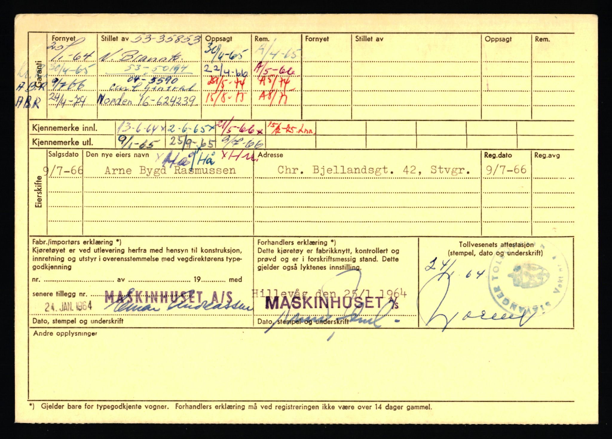 Stavanger trafikkstasjon, AV/SAST-A-101942/0/F/L0068: L-75000 - L-76799, 1930-1971, p. 800