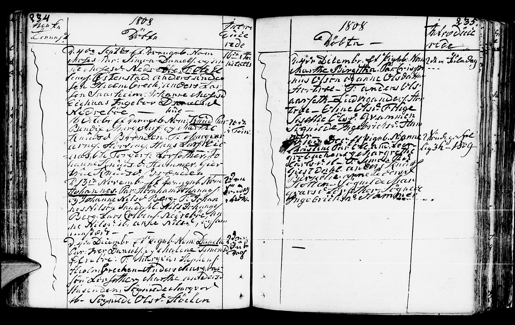 Jølster sokneprestembete, AV/SAB-A-80701/H/Haa/Haaa/L0005: Parish register (official) no. A 5, 1790-1821, p. 234-235