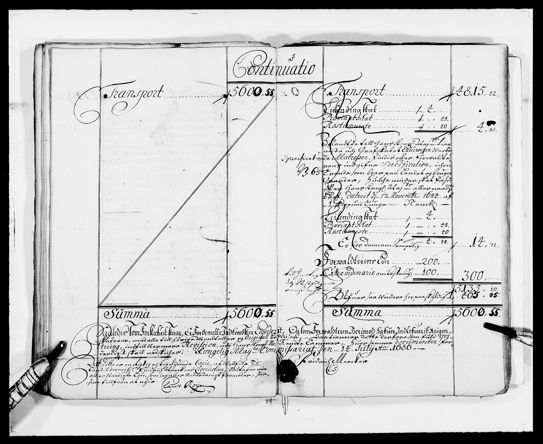 Rentekammeret inntil 1814, Reviderte regnskaper, Fogderegnskap, AV/RA-EA-4092/R33/L1967: Fogderegnskap Larvik grevskap, 1675-1687, p. 66