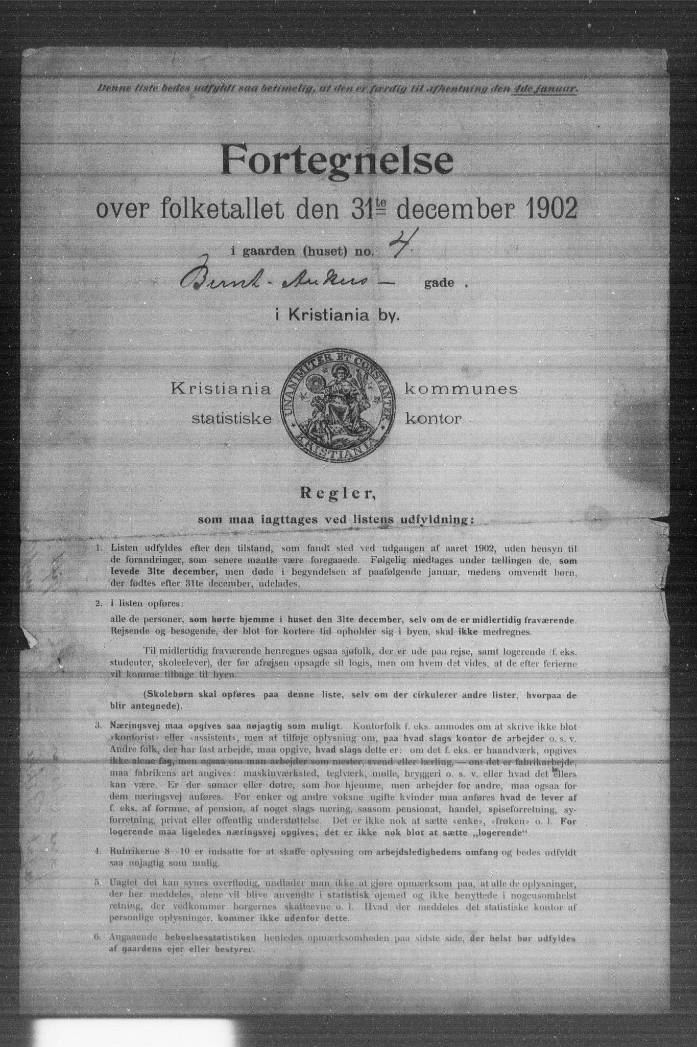 OBA, Municipal Census 1902 for Kristiania, 1902, p. 930