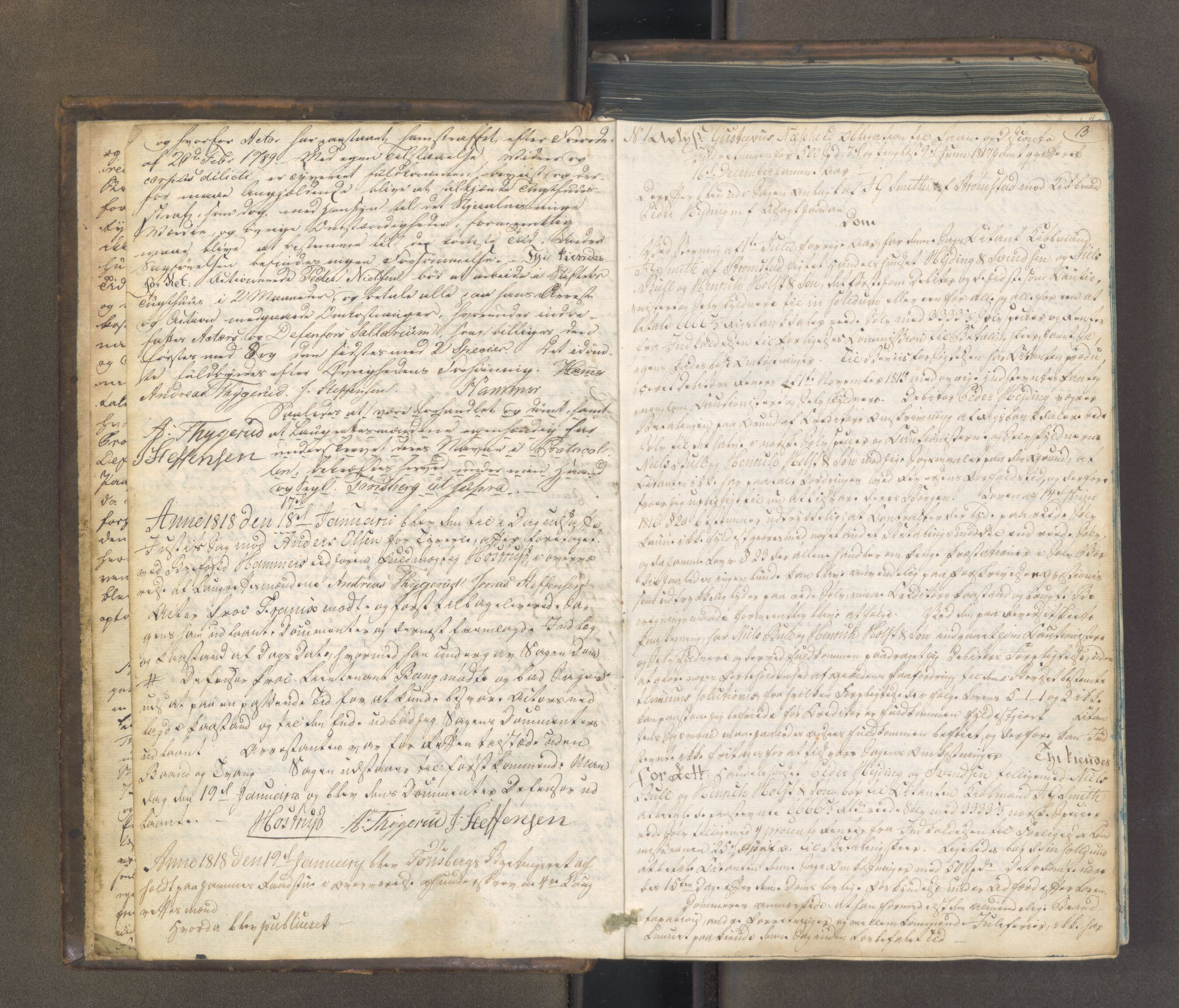 Tønsberg byfogd, AV/SAKO-A-224/F/Fa/L0023: Tingbok, 1818-1824, p. 2b-3a