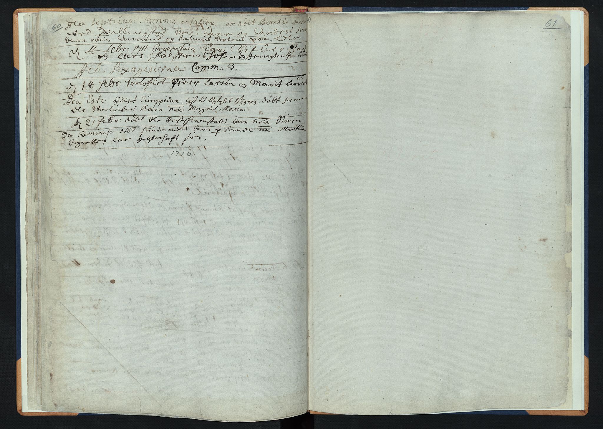 Løten prestekontor, SAH/PREST-022/K/Ka/L0001: Parish register (official) no. 1, 1694-1711, p. 60-61