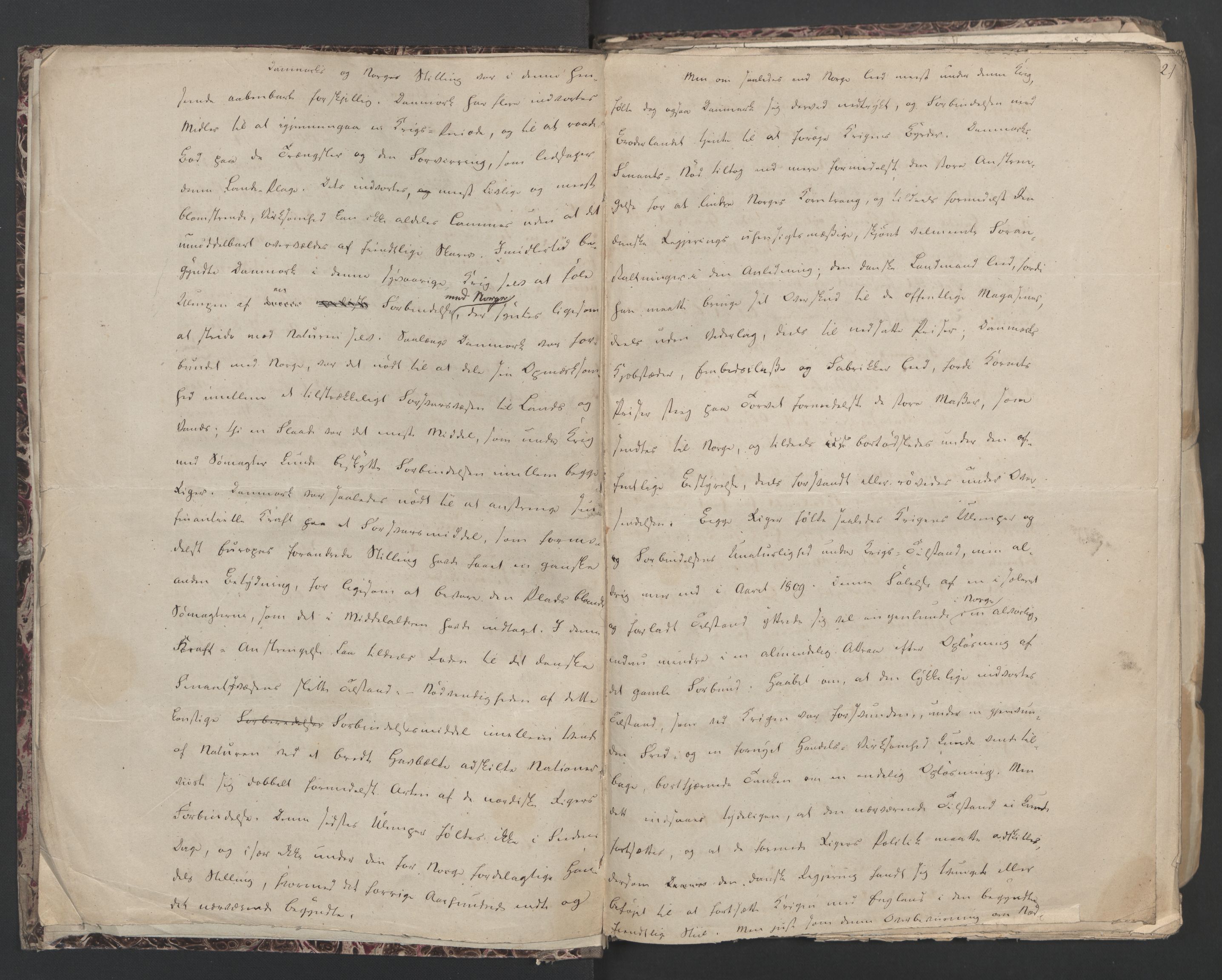 Faye, Andreas, AV/RA-PA-0015/F/Fh/L0030/0001: -- / Bind nr. 2 og 3 av Manuscriptet til Aalls erindringer m.m., p. 6