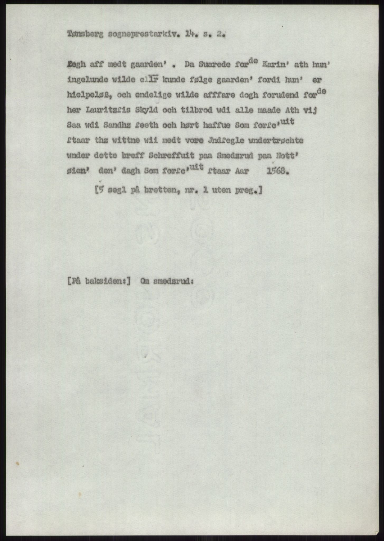 Samlinger til kildeutgivelse, Diplomavskriftsamlingen, RA/EA-4053/H/Ha, p. 1021