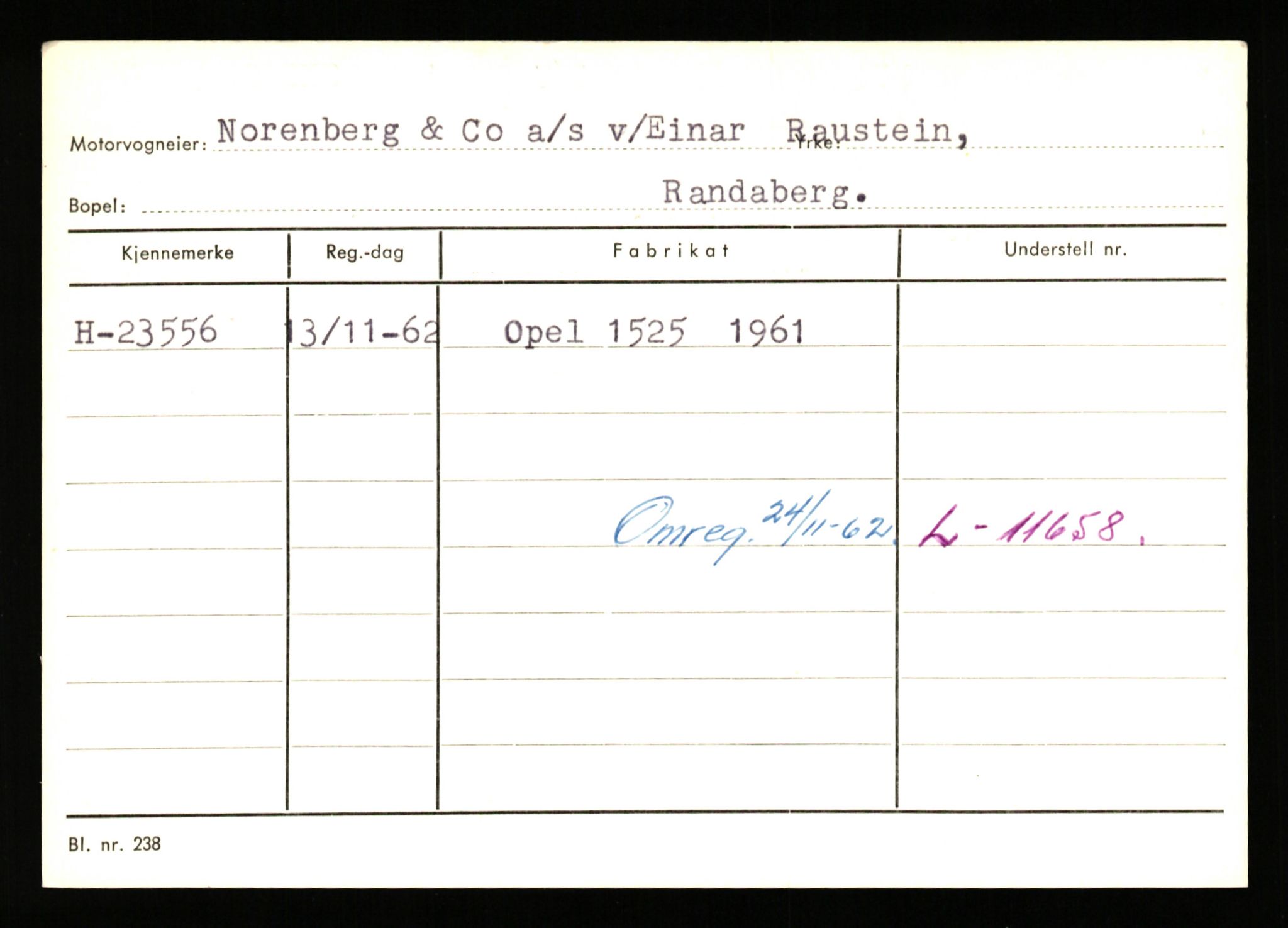 Stavanger trafikkstasjon, AV/SAST-A-101942/0/G/L0005: Registreringsnummer: 23000 - 34245, 1930-1971, p. 163