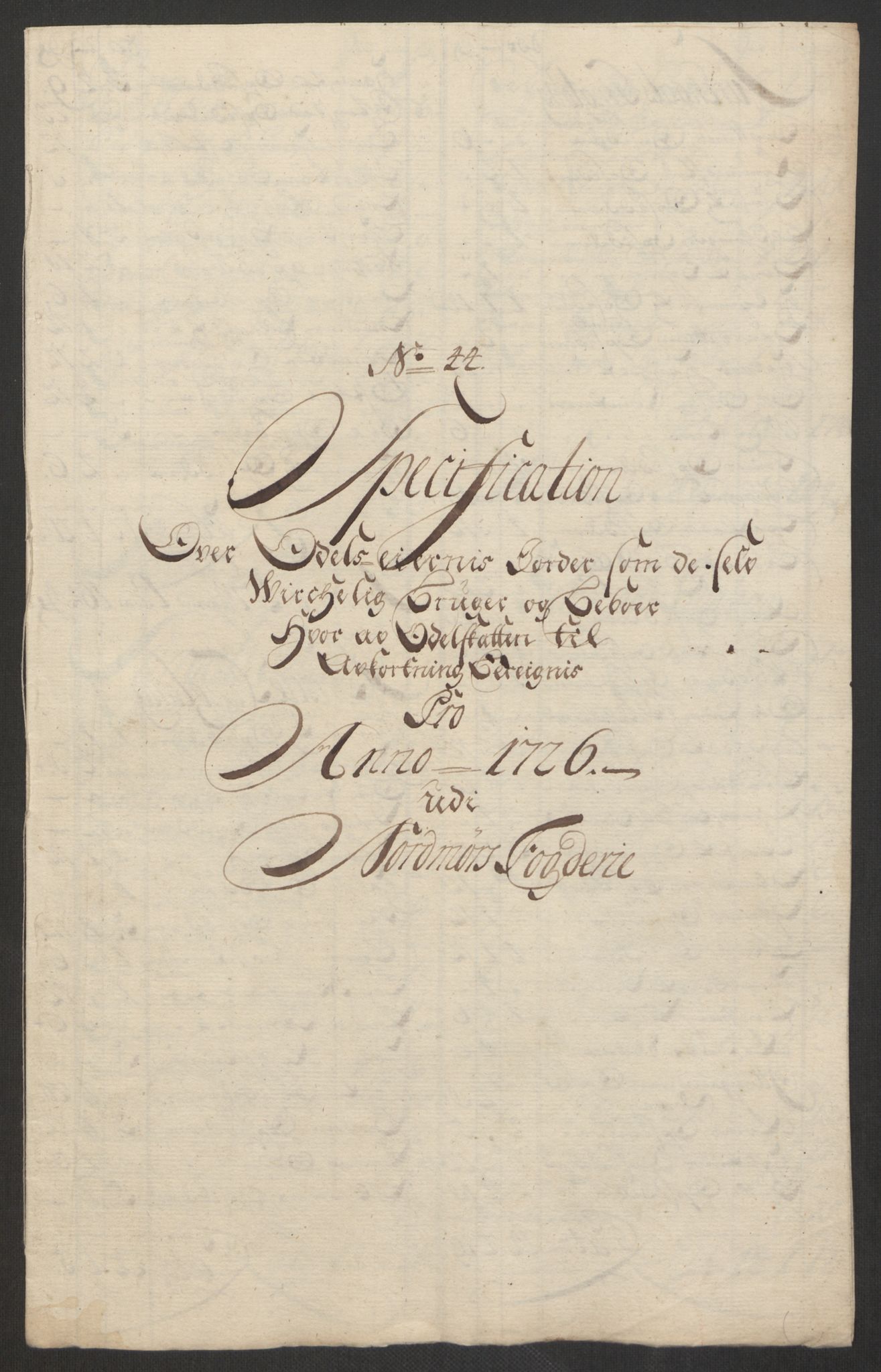 Rentekammeret inntil 1814, Reviderte regnskaper, Fogderegnskap, RA/EA-4092/R56/L3759: Fogderegnskap Nordmøre, 1726, p. 250