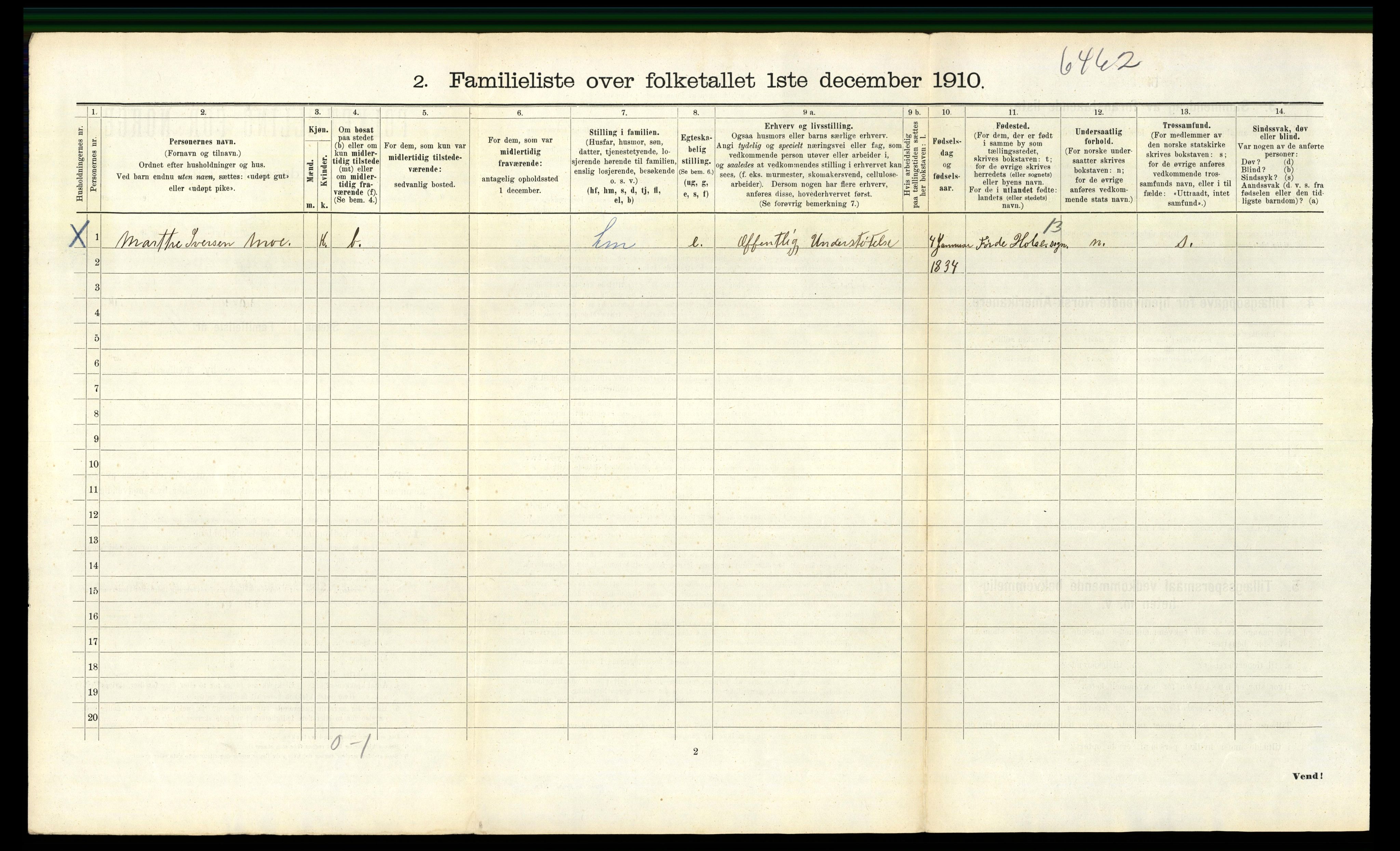 RA, 1910 census for Bergen, 1910, p. 39886