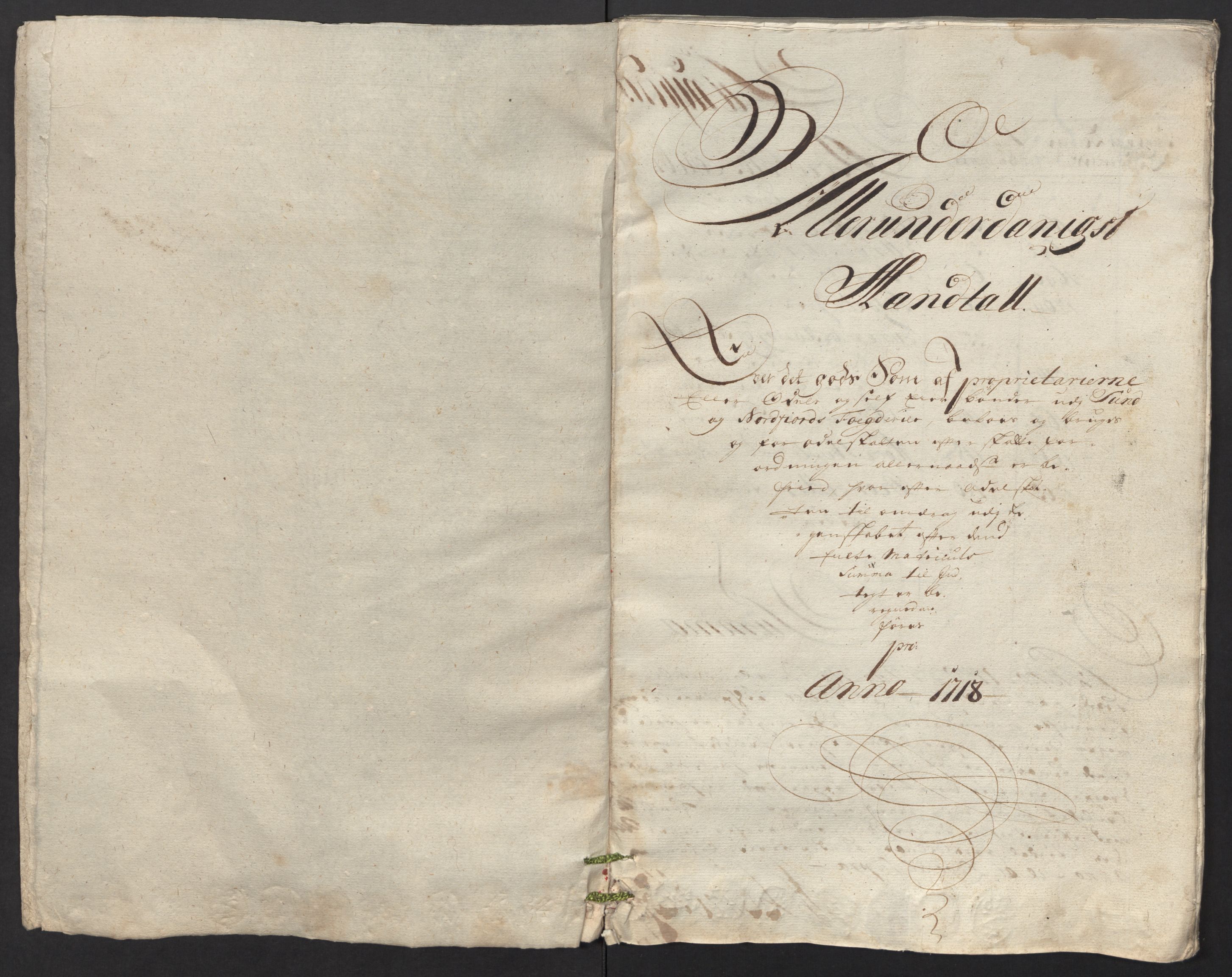 Rentekammeret inntil 1814, Reviderte regnskaper, Fogderegnskap, AV/RA-EA-4092/R53/L3441: Fogderegnskap Sunn- og Nordfjord, 1717-1718, p. 368