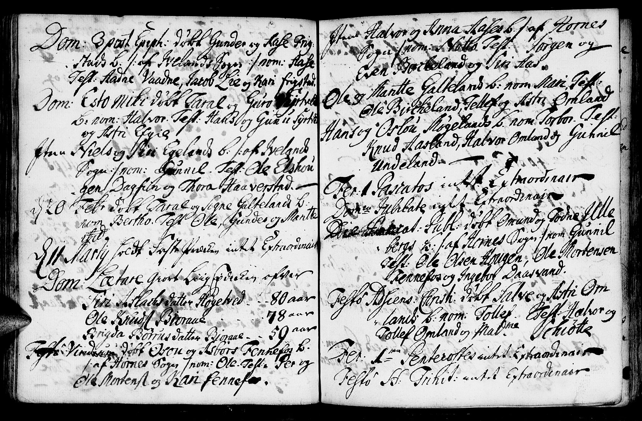 Evje sokneprestkontor, AV/SAK-1111-0008/F/Fa/Faa/L0001: Parish register (official) no. A 1, 1705-1760, p. 97