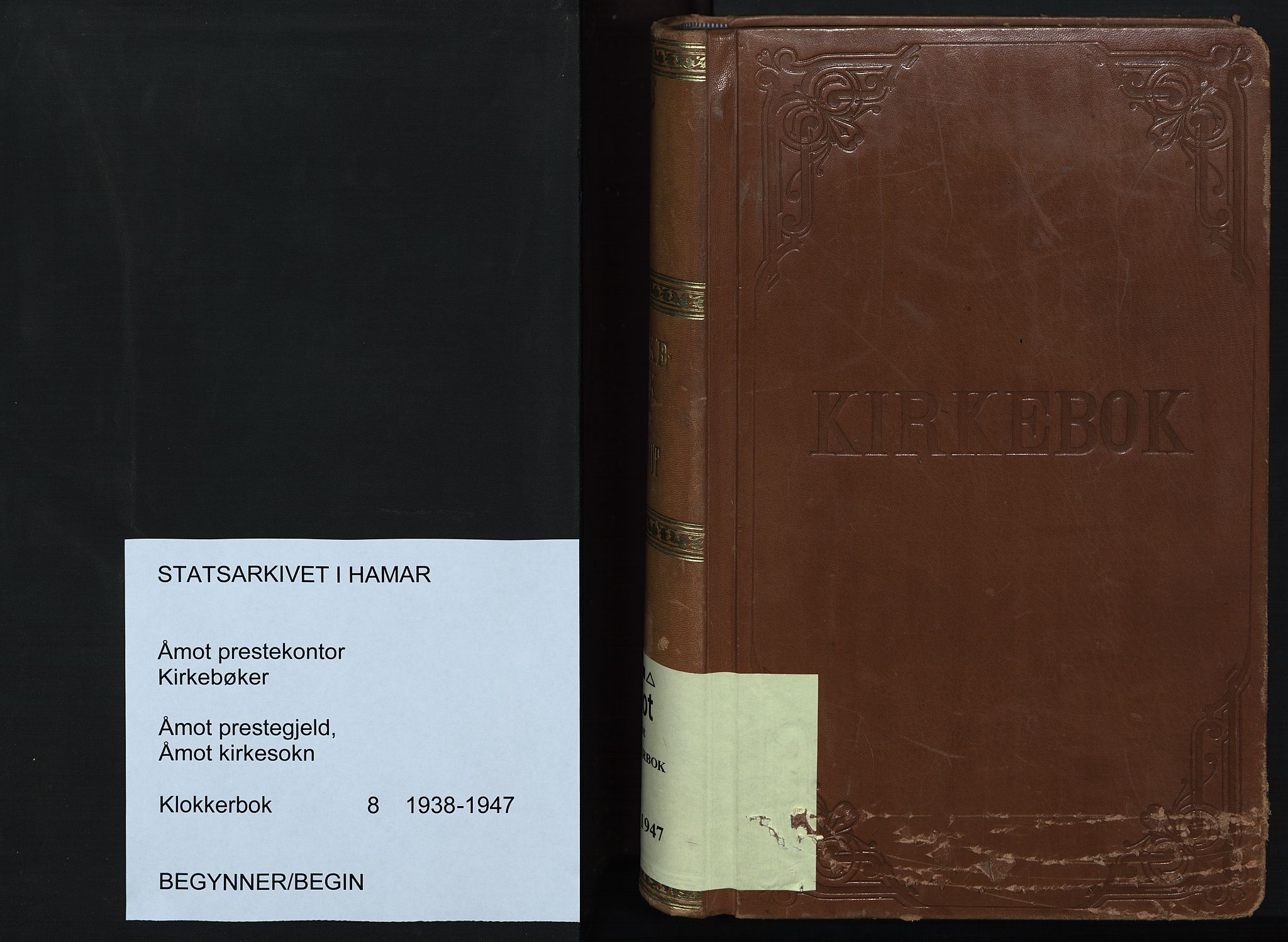 Åmot prestekontor, Hedmark, SAH/PREST-056/H/Ha/Hab/L0008: Parish register (copy) no. 8, 1938-1947
