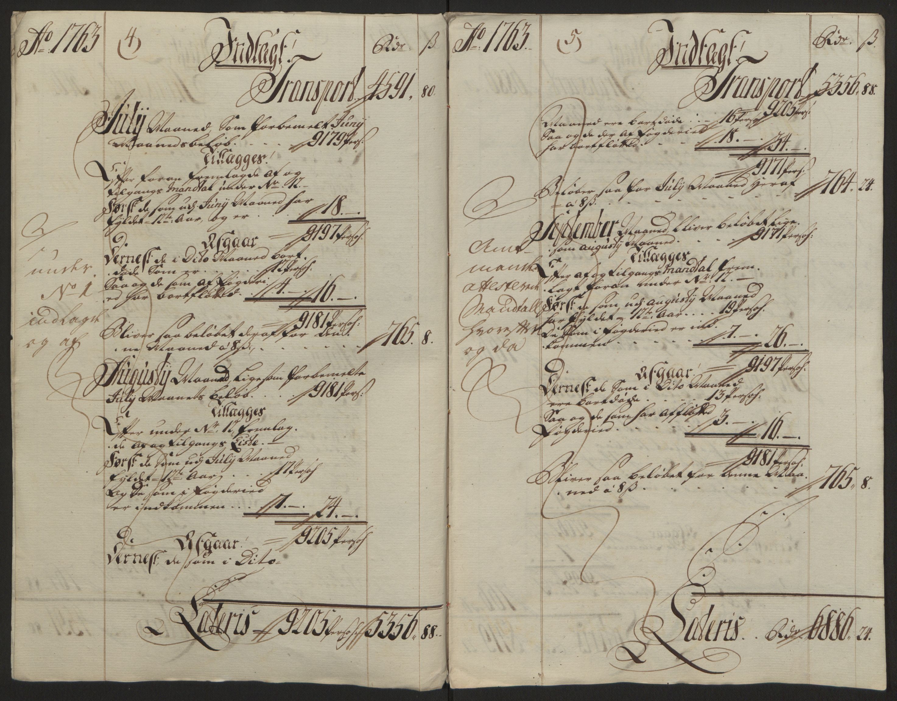 Rentekammeret inntil 1814, Reviderte regnskaper, Fogderegnskap, RA/EA-4092/R66/L4670: Ekstraskatten Salten, 1762-1764, p. 142