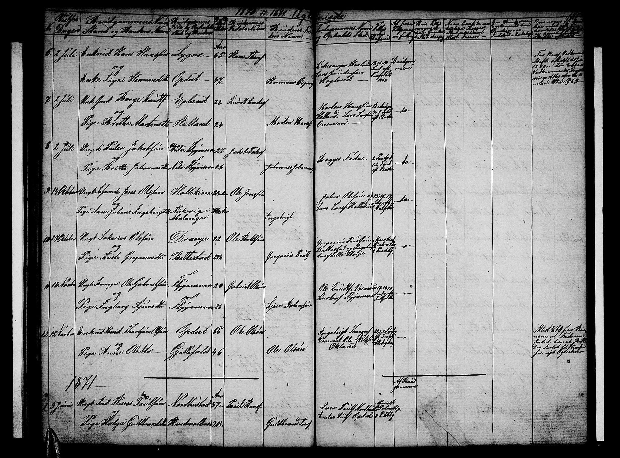 Tysnes sokneprestembete, AV/SAB-A-78601/H/Hab: Parish register (copy) no. E 1, 1855-1874, p. 141