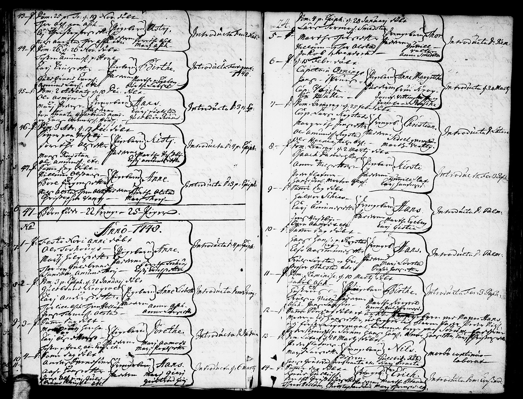 Gjerdrum prestekontor Kirkebøker, AV/SAO-A-10412b/F/Fa/L0002: Parish register (official) no. I 2, 1737-1797, p. 24