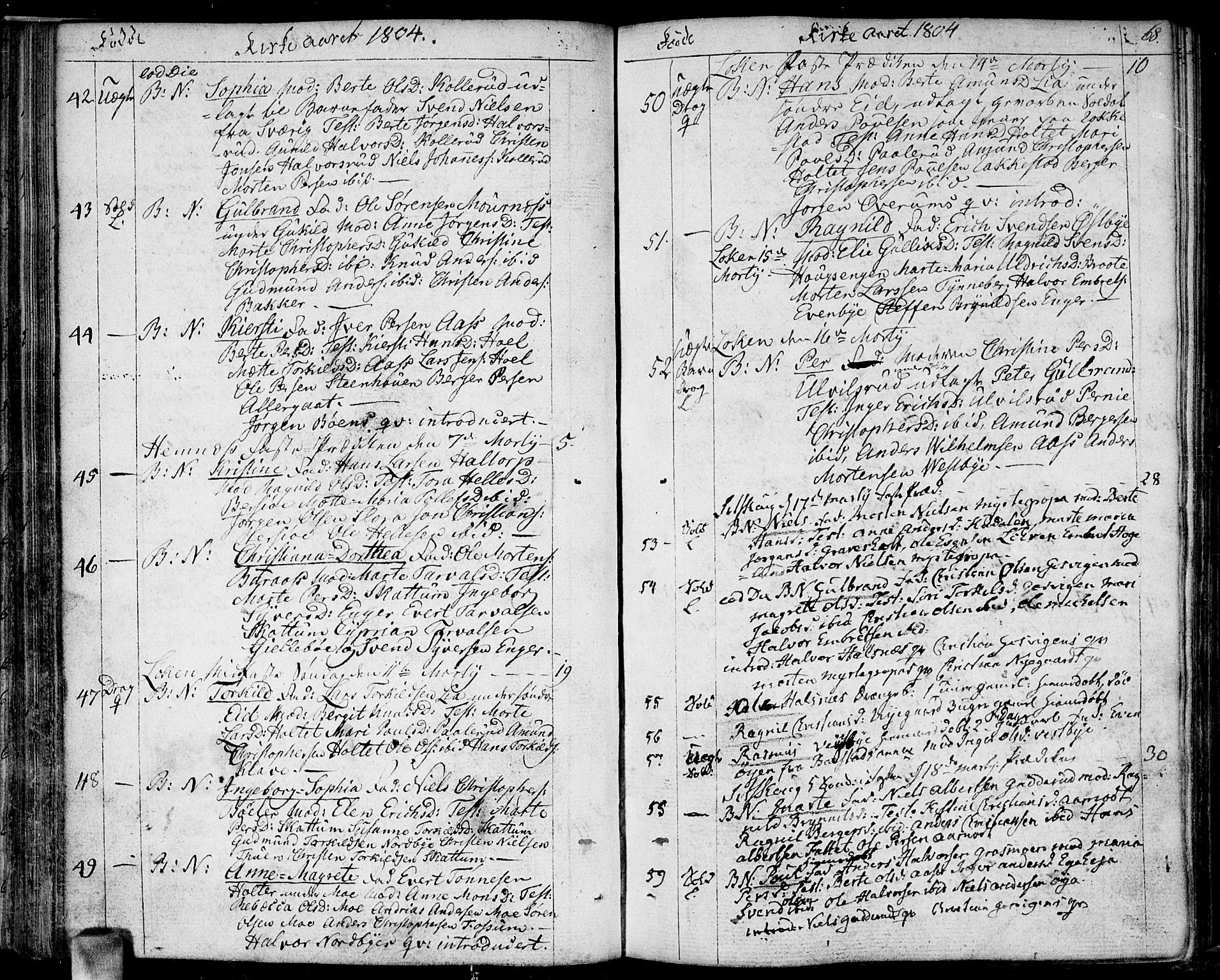 Høland prestekontor Kirkebøker, AV/SAO-A-10346a/F/Fa/L0006: Parish register (official) no. I 6, 1794-1814, p. 68