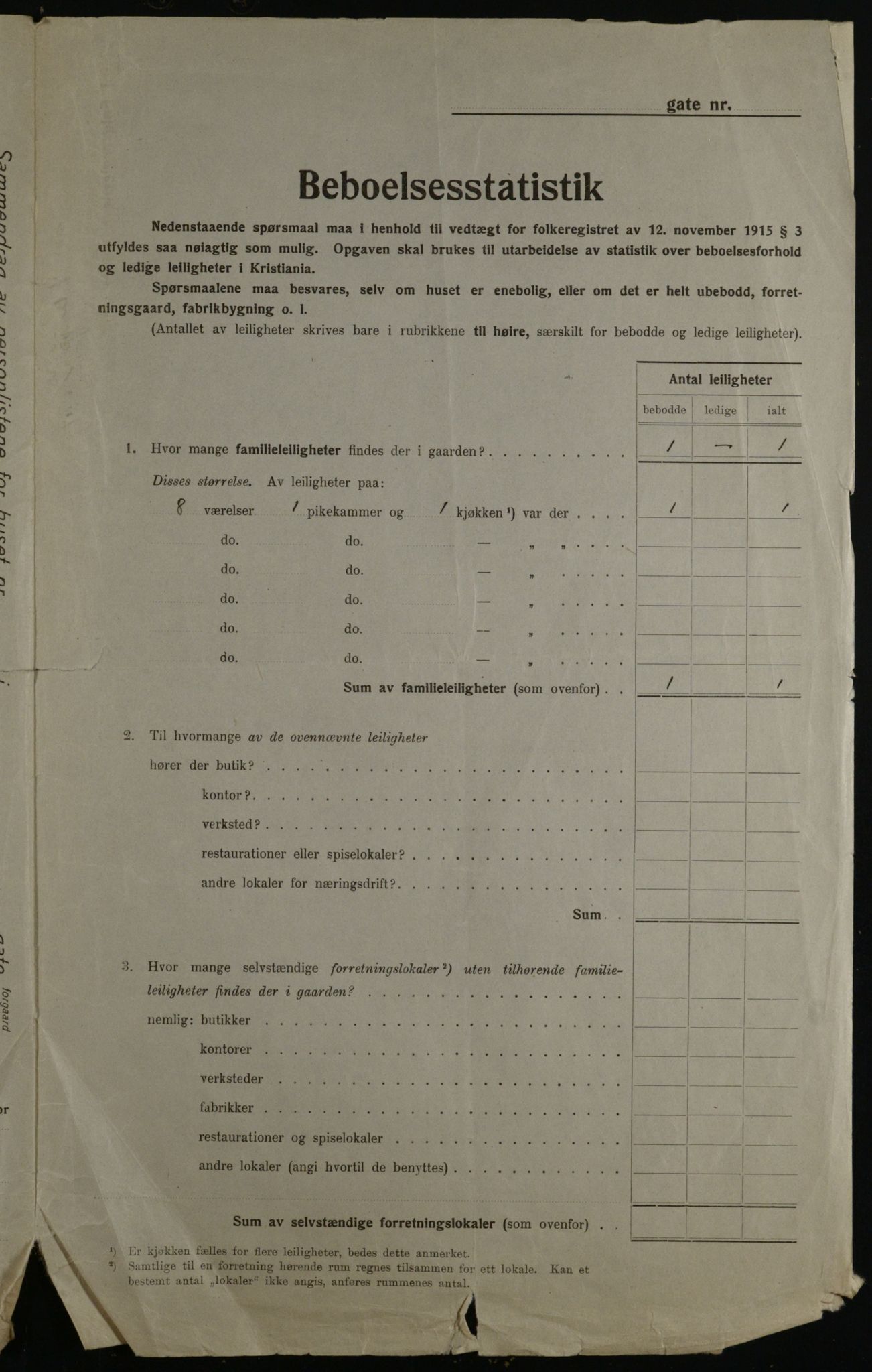 OBA, Municipal Census 1923 for Kristiania, 1923, p. 12207