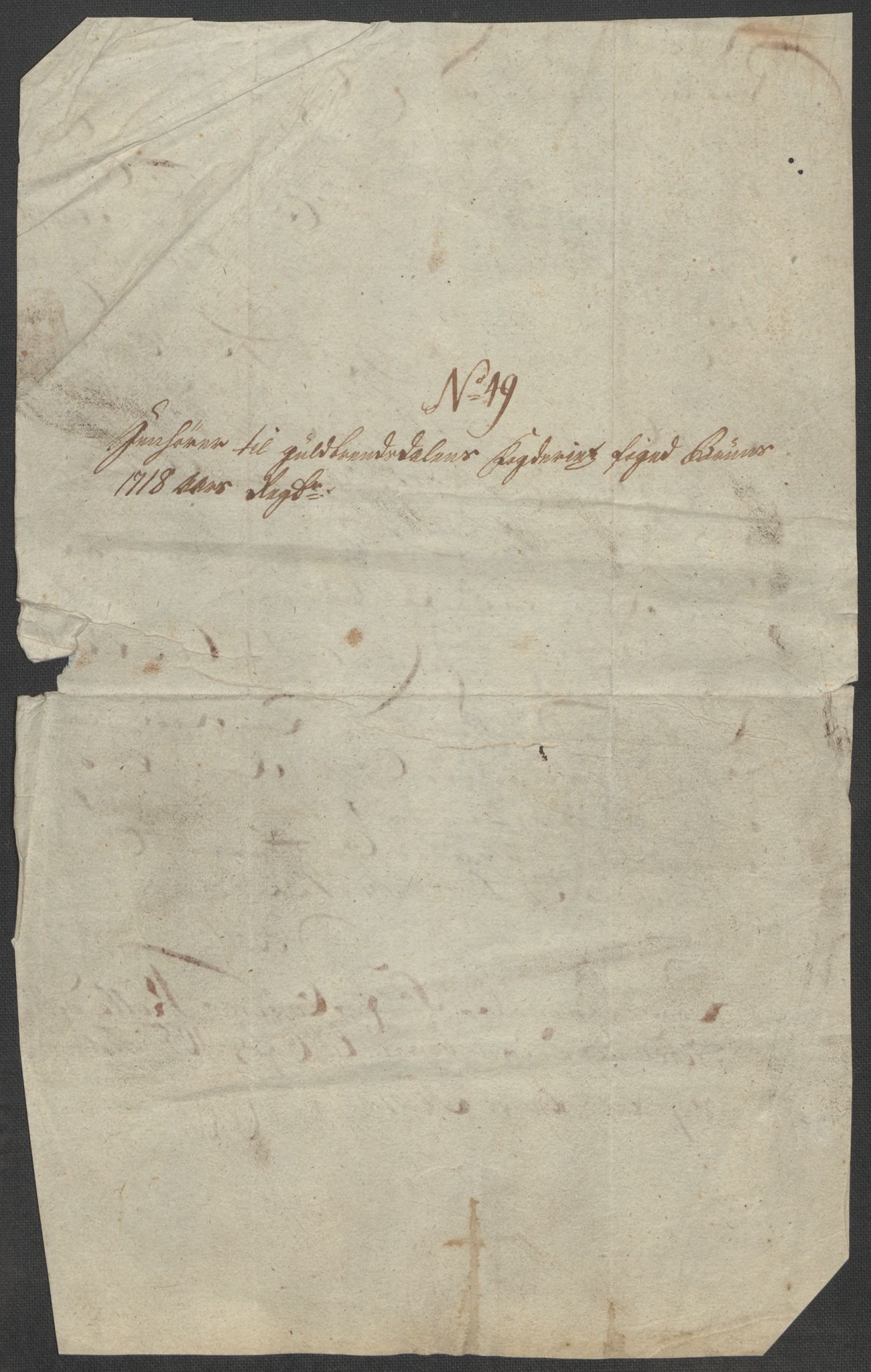 Rentekammeret inntil 1814, Reviderte regnskaper, Fogderegnskap, AV/RA-EA-4092/R17/L1188: Fogderegnskap Gudbrandsdal, 1718, p. 270