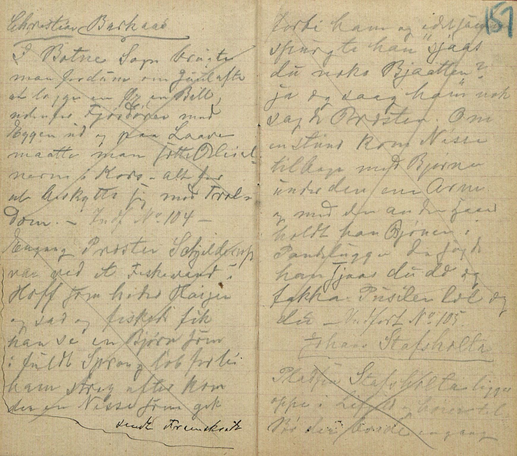 Rikard Berge, TEMU/TGM-A-1003/F/L0016/0012: 529-550 / 540 Oppskrifter av Halvor N. Tvedten, Fyresdal, Drangedal og Seljord. , 1890-1892, p. 156-157
