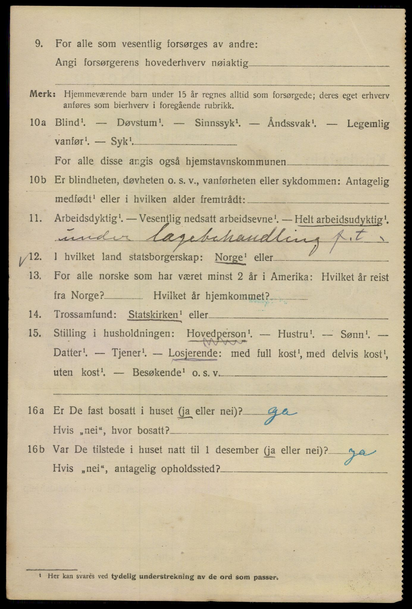 SAO, 1920 census for Kristiania, 1920, p. 517736