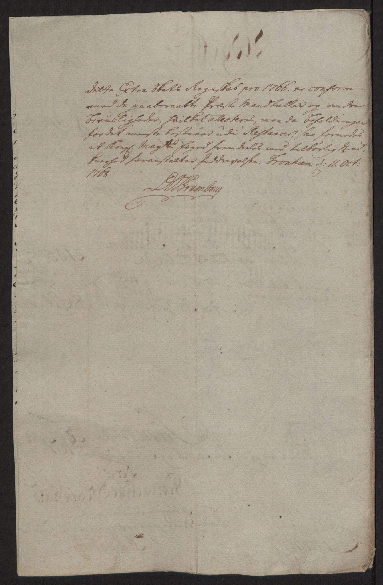 Rentekammeret inntil 1814, Reviderte regnskaper, Fogderegnskap, AV/RA-EA-4092/R63/L4420: Ekstraskatten Inderøy, 1762-1772, p. 193