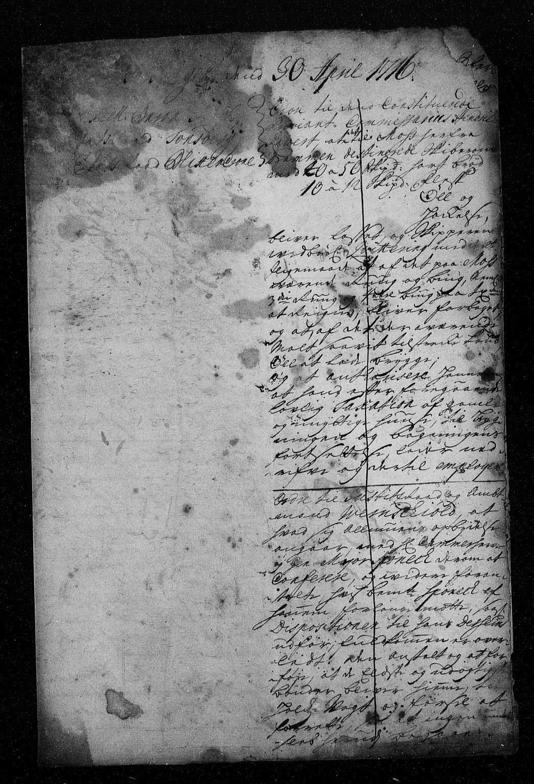 Stattholderembetet 1572-1771, AV/RA-EA-2870/Aa/L0007: Konsept til voteringsprotokoll, 1716-1717, p. 79