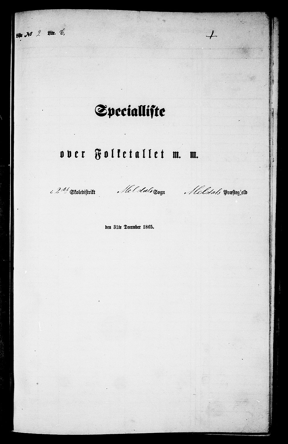 RA, 1865 census for Meldal, 1865, p. 62