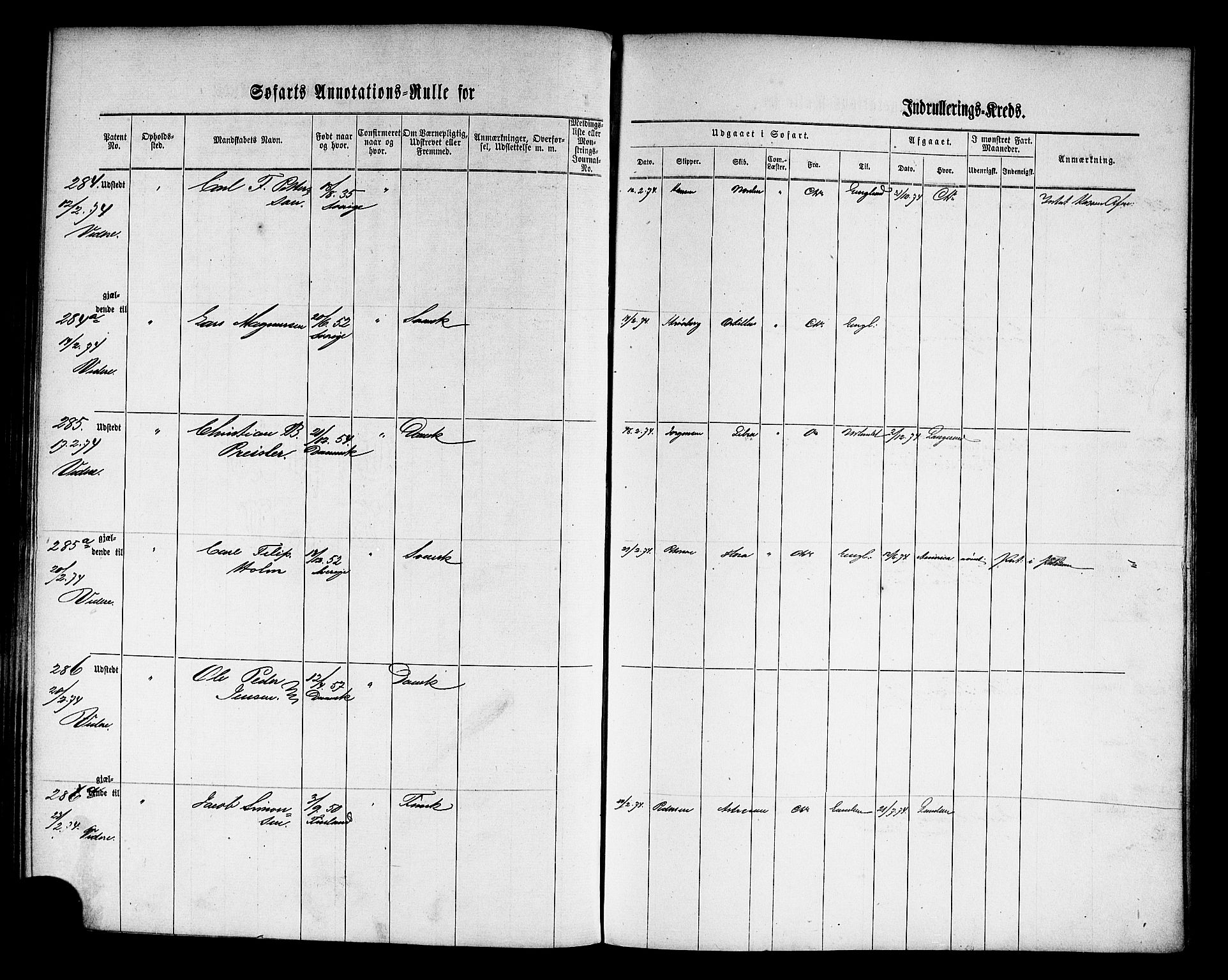 Oslo mønstringskontor, AV/SAO-A-10569g/F/Fc/Fca/L0005: Annotasjonsrulle, 1866-1888, p. 98