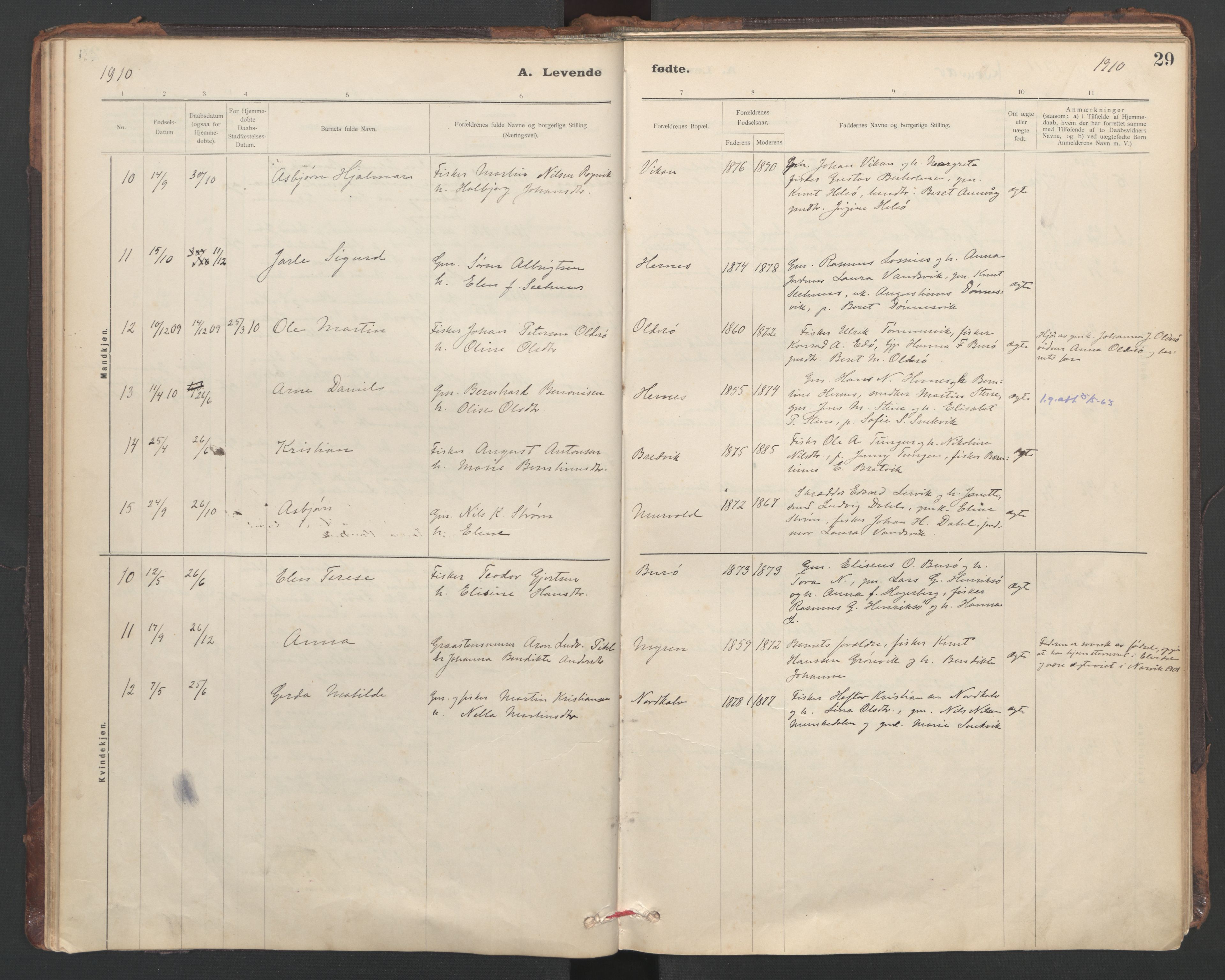 Ministerialprotokoller, klokkerbøker og fødselsregistre - Sør-Trøndelag, AV/SAT-A-1456/635/L0552: Parish register (official) no. 635A02, 1899-1919, p. 29