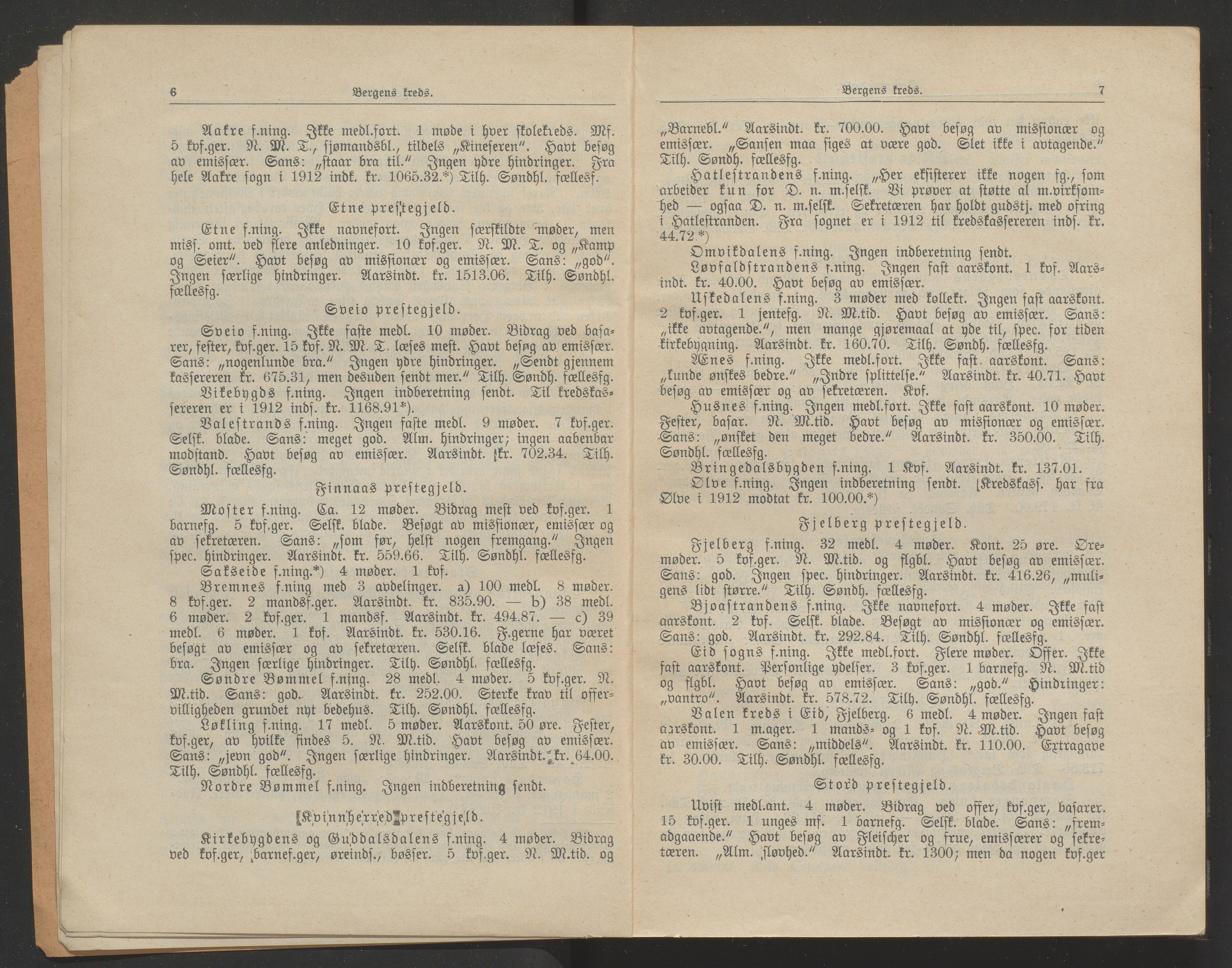 Det Norske Misjonsselskap - hovedadministrasjonen, VID/MA-A-1045/D/Db/Dba/L0341/0002: Beretninger, Bøker, Skrifter o.l   / Årsberetninger. Heftet. 71. , 1912, p. 6-7