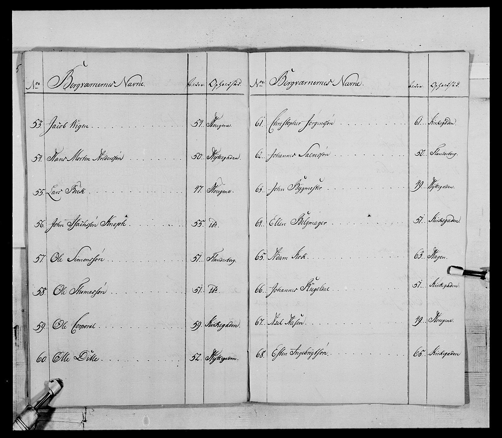 Generalitets- og kommissariatskollegiet, Det kongelige norske kommissariatskollegium, AV/RA-EA-5420/E/Eh/L0119: Rørosiske frivillige bergkorps/bergjegerkorps, 1794-1799, p. 79