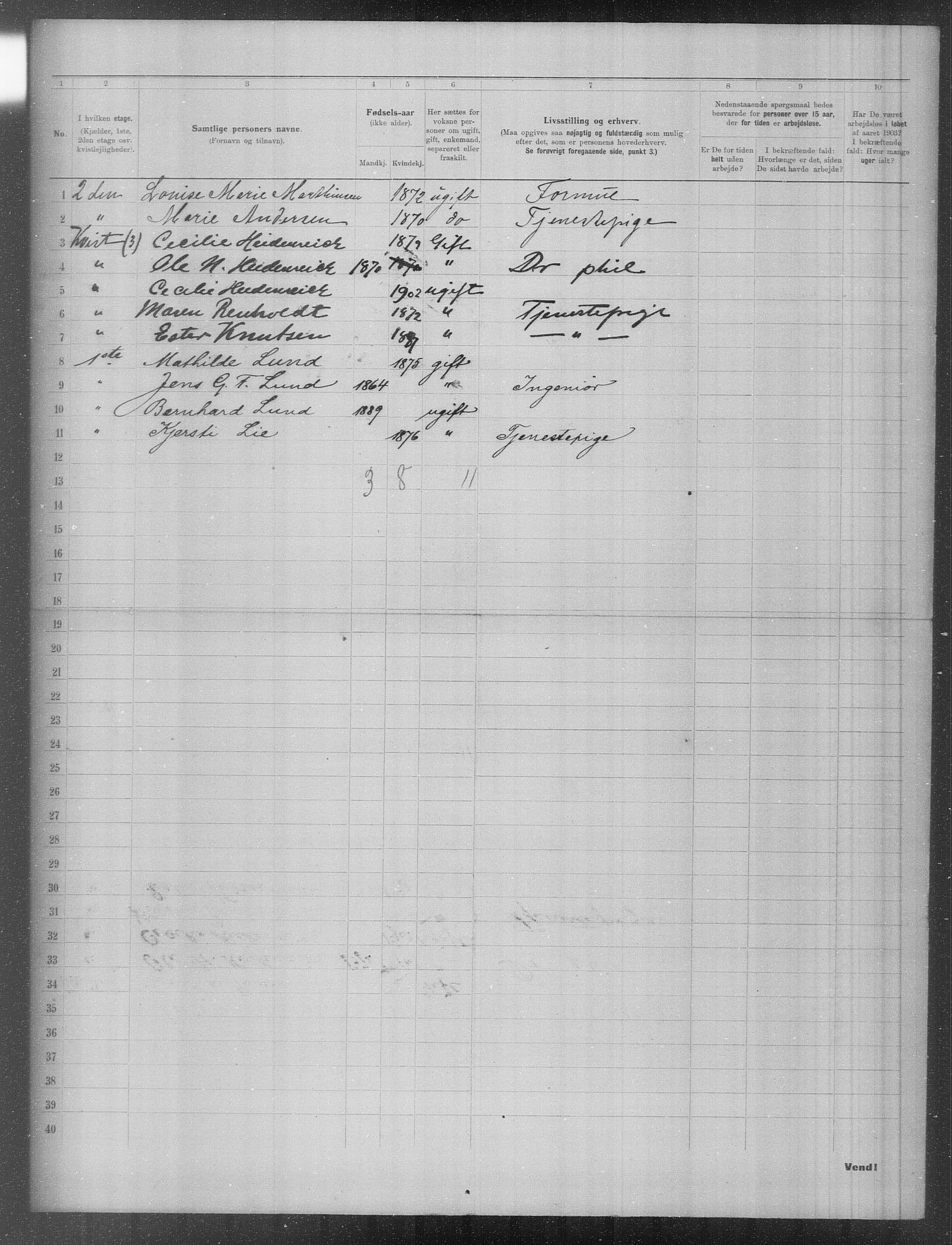 OBA, Municipal Census 1903 for Kristiania, 1903, p. 790