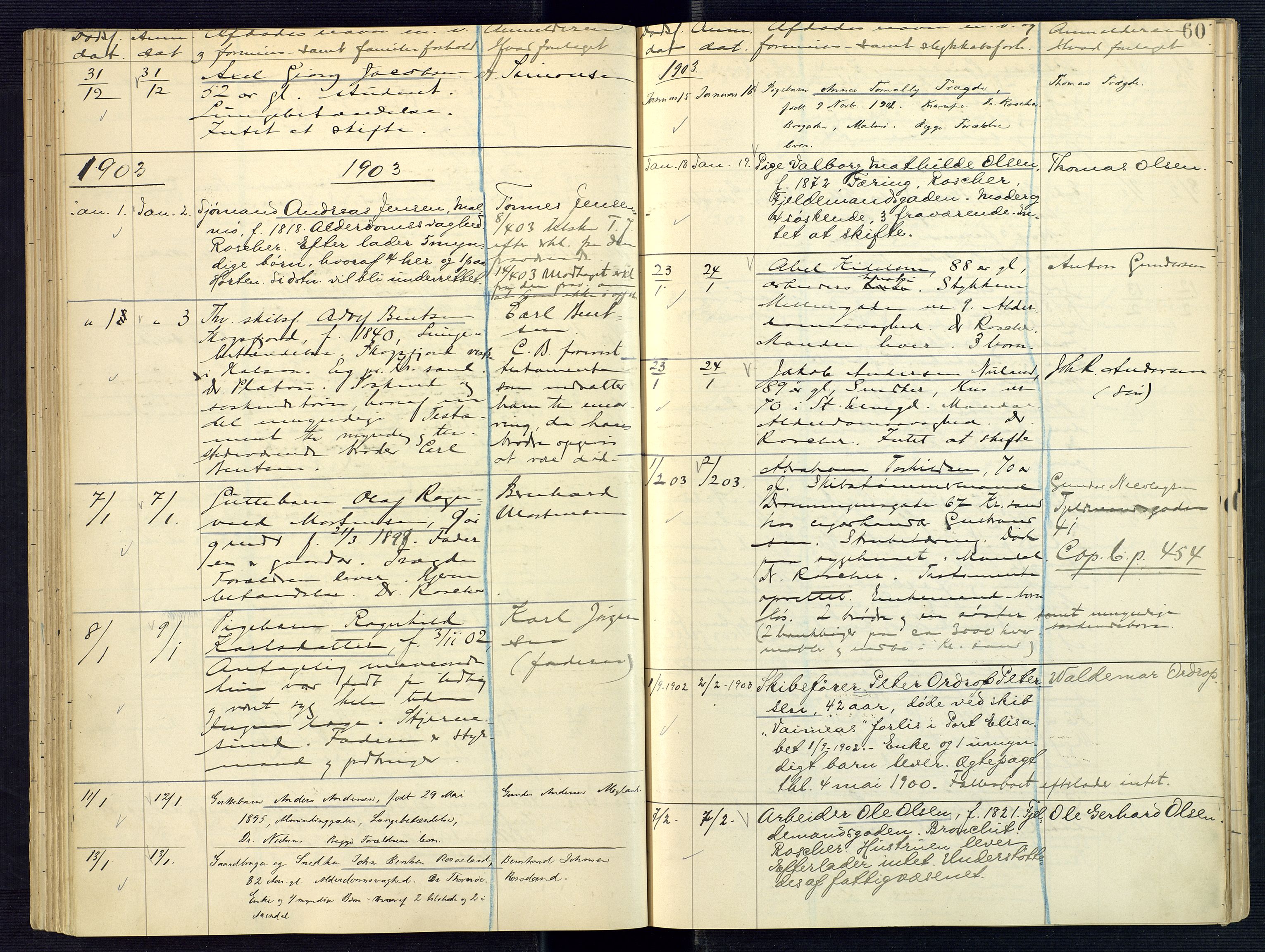 Mandal sorenskriveri, SAK/1221-0005/001/H/Ha/L0005: Dødsfall Mandal prestegjeld nr 4, 1895-1908, p. 60