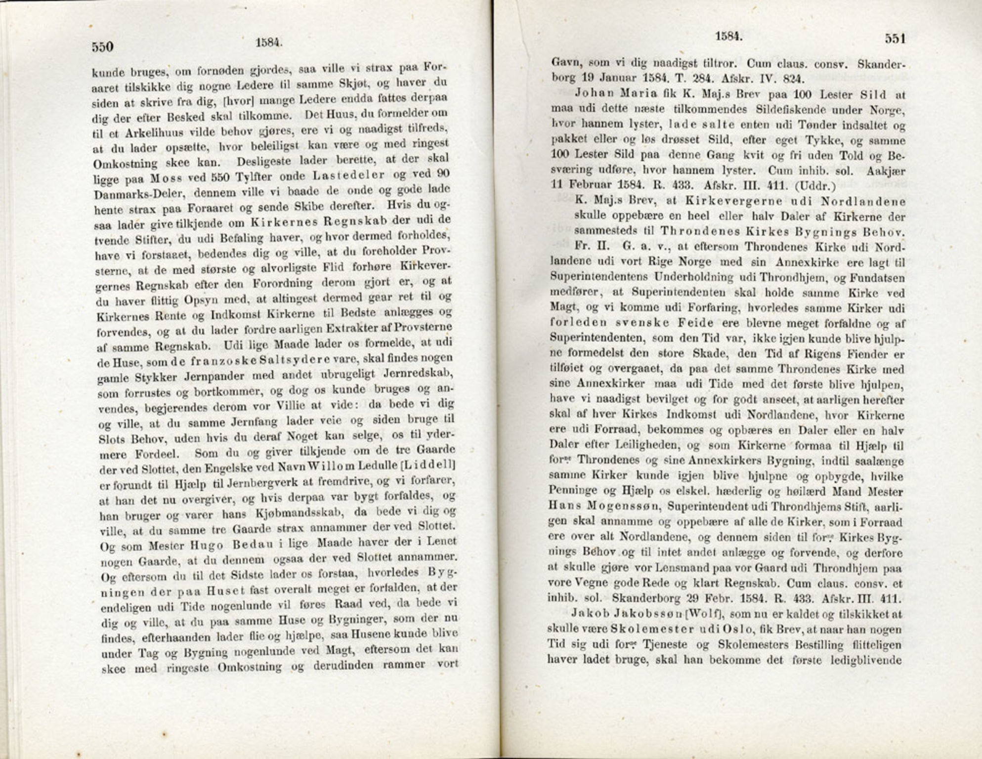 Publikasjoner utgitt av Det Norske Historiske Kildeskriftfond, PUBL/-/-/-: Norske Rigs-Registranter, bind 2, 1572-1588, p. 550-551