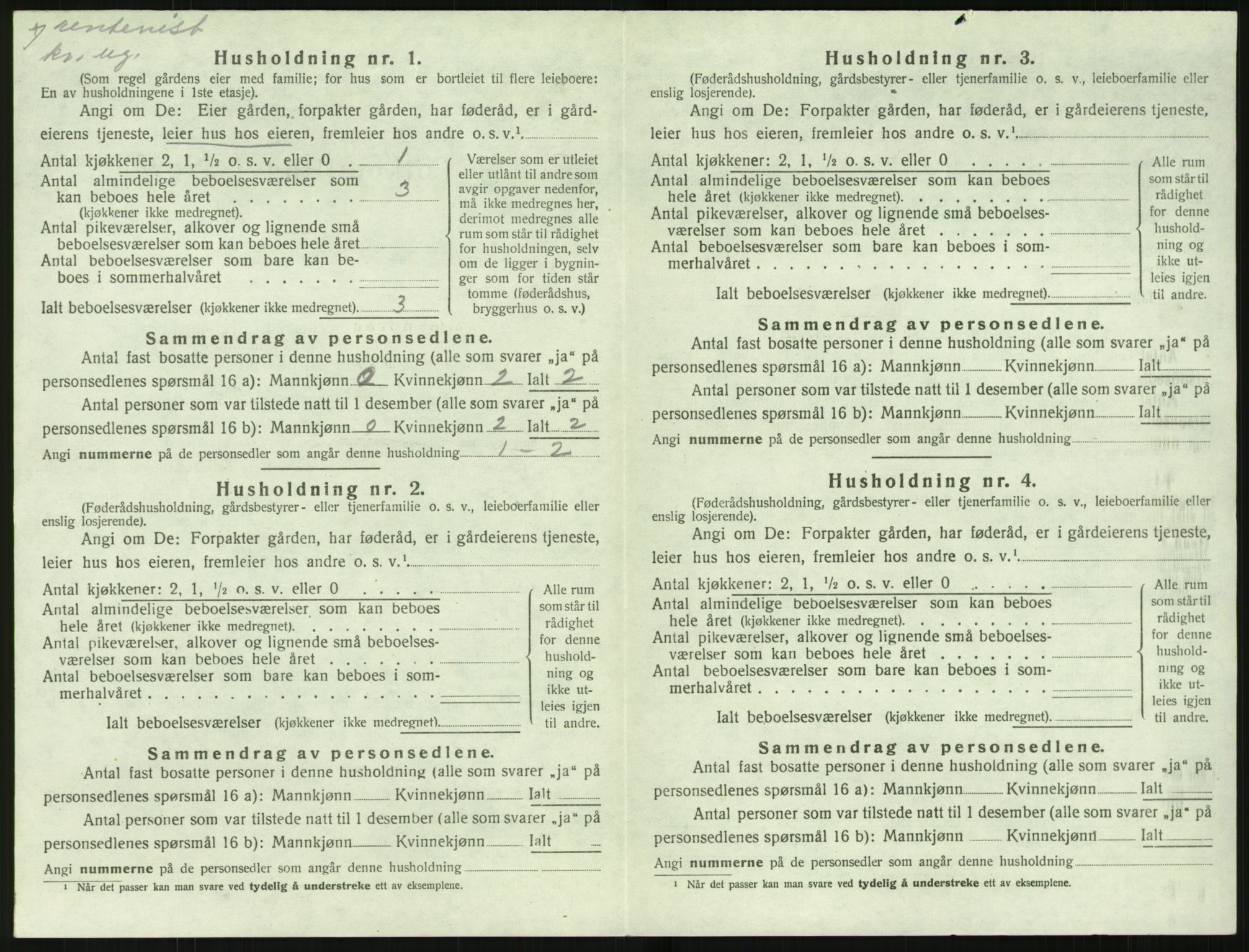 SAK, 1920 census for Stokken, 1920, p. 503