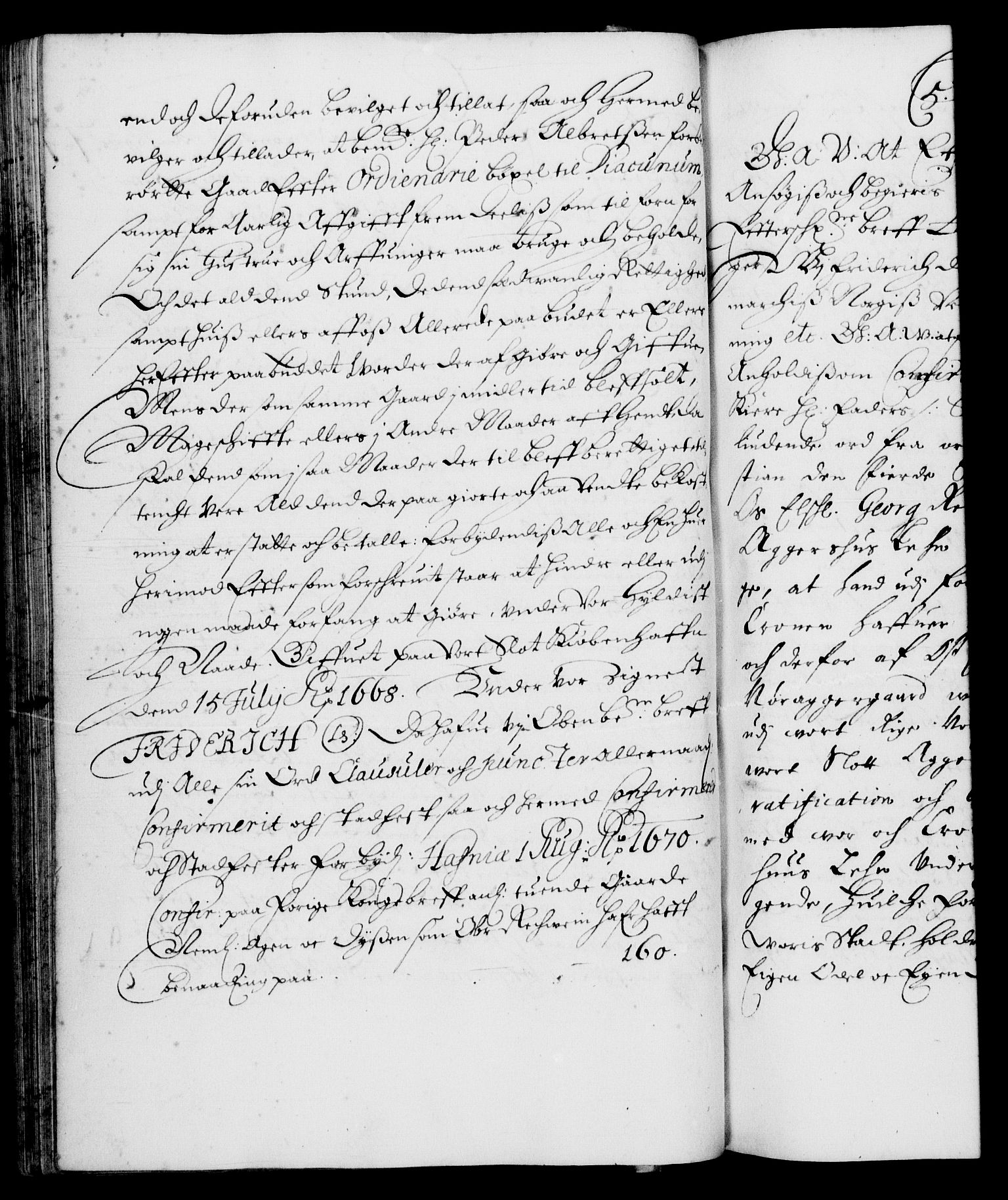 Danske Kanselli 1572-1799, RA/EA-3023/F/Fc/Fca/Fcaa/L0011: Norske registre (mikrofilm), 1670-1673, p. 77b