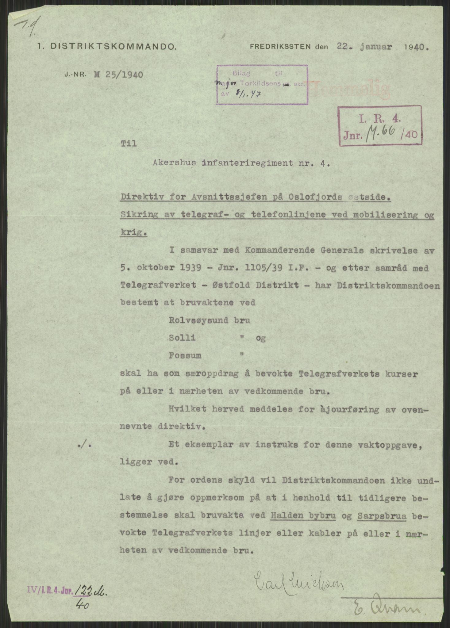 Forsvaret, Forsvarets krigshistoriske avdeling, AV/RA-RAFA-2017/Y/Yb/L0049: II-C-11-100  -  1. Divisjon, 1940, p. 7