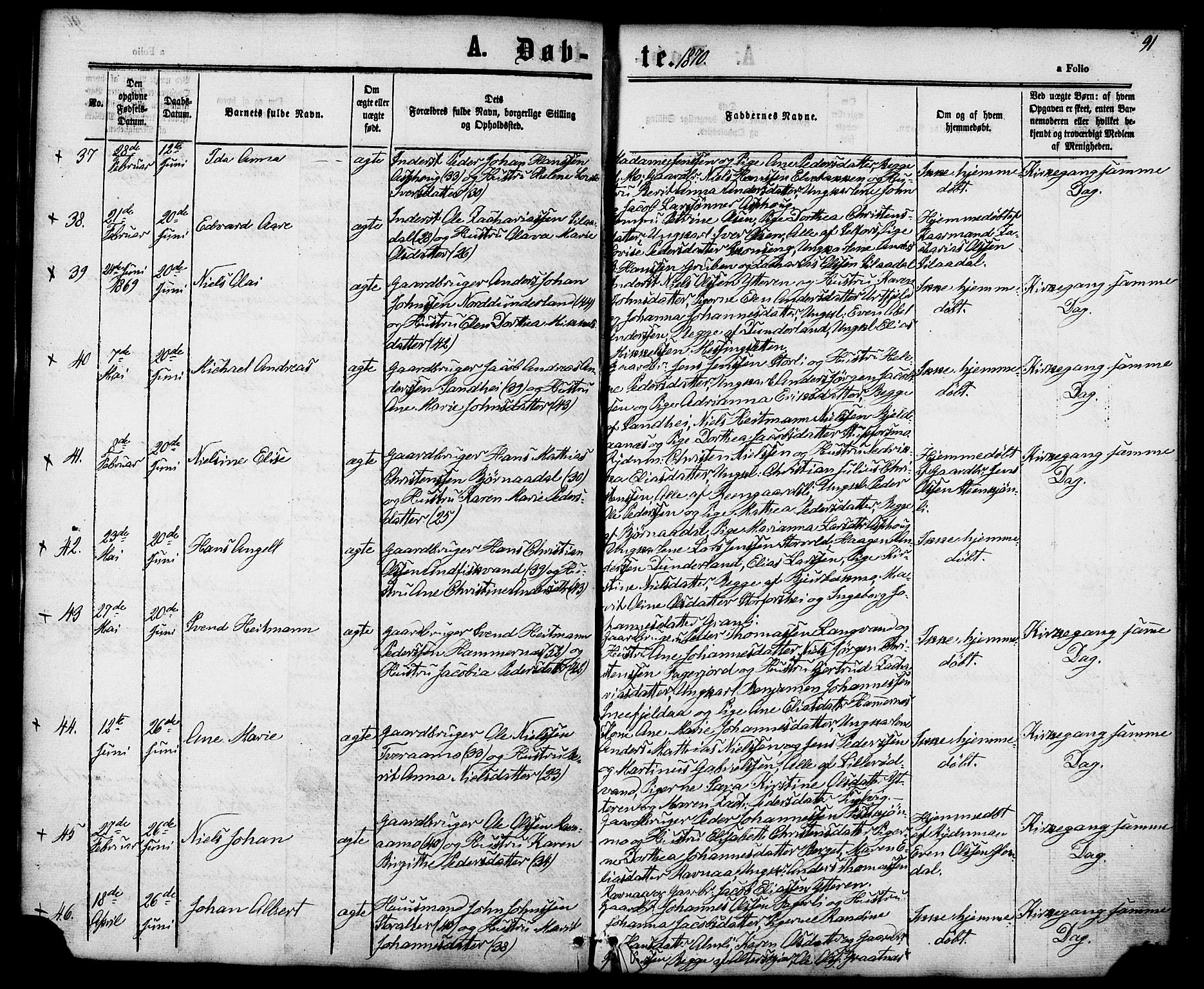 Ministerialprotokoller, klokkerbøker og fødselsregistre - Nordland, AV/SAT-A-1459/827/L0393: Parish register (official) no. 827A05, 1863-1883, p. 91