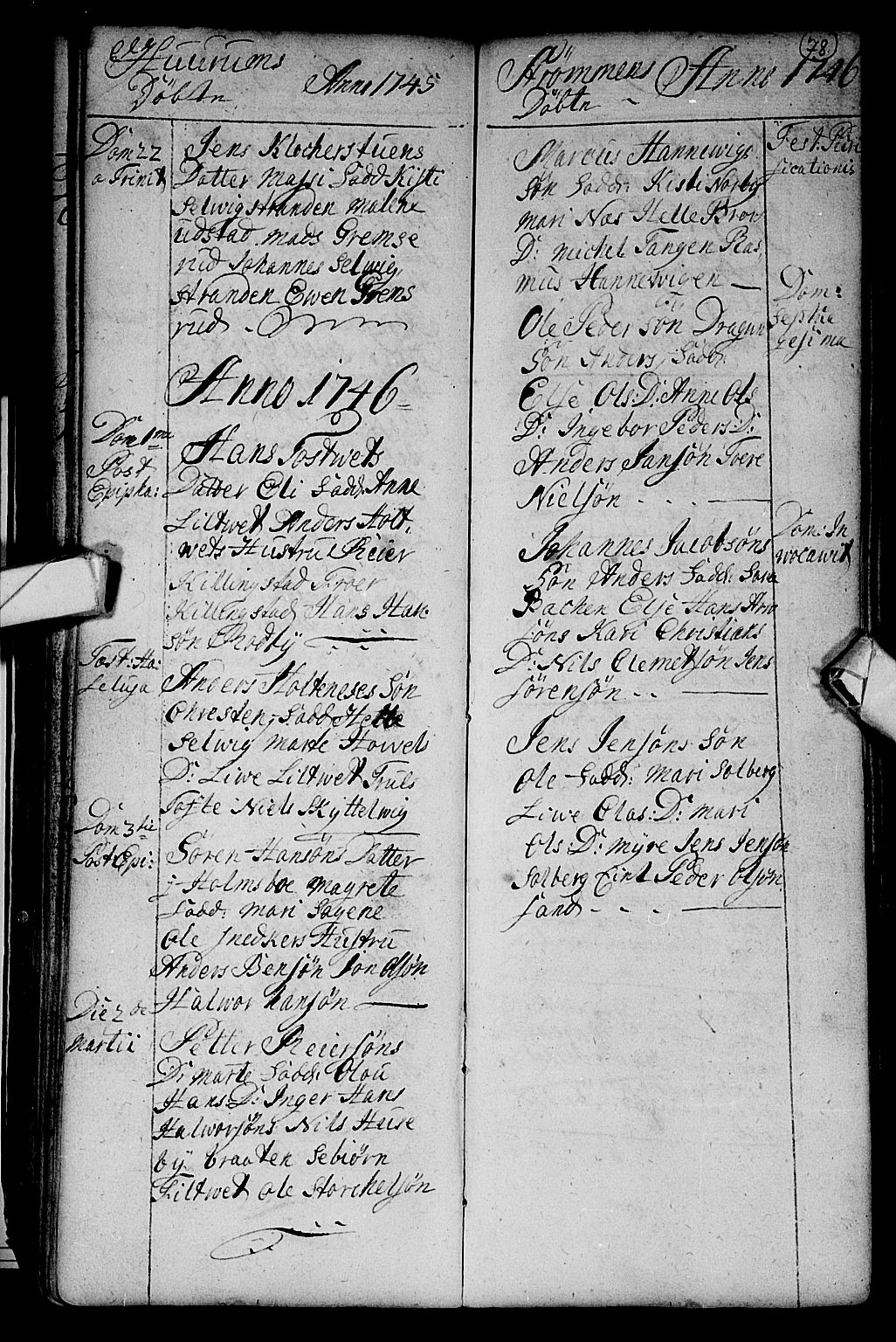 Hurum kirkebøker, AV/SAKO-A-229/F/Fa/L0002: Parish register (official) no. 2, 1733-1757, p. 78