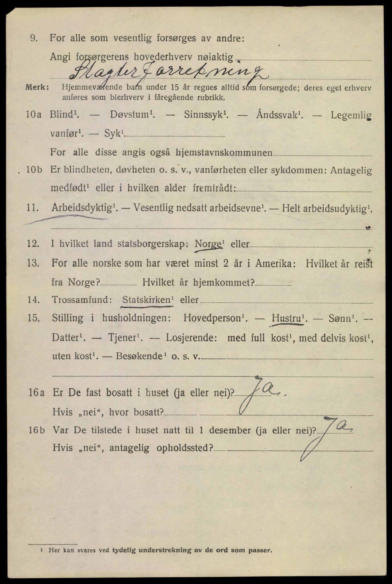 SAKO, 1920 census for Sandefjord, 1920, p. 8419