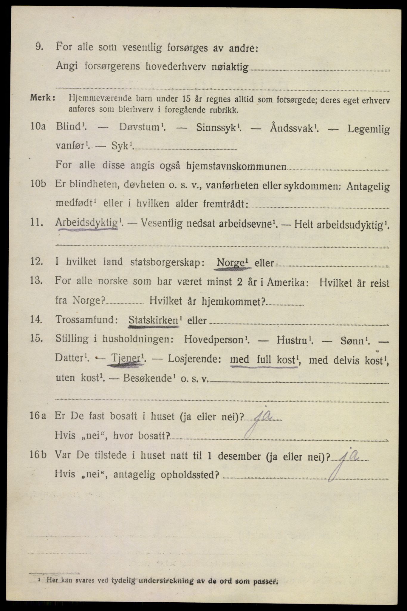 SAKO, 1920 census for Krødsherad, 1920, p. 4954