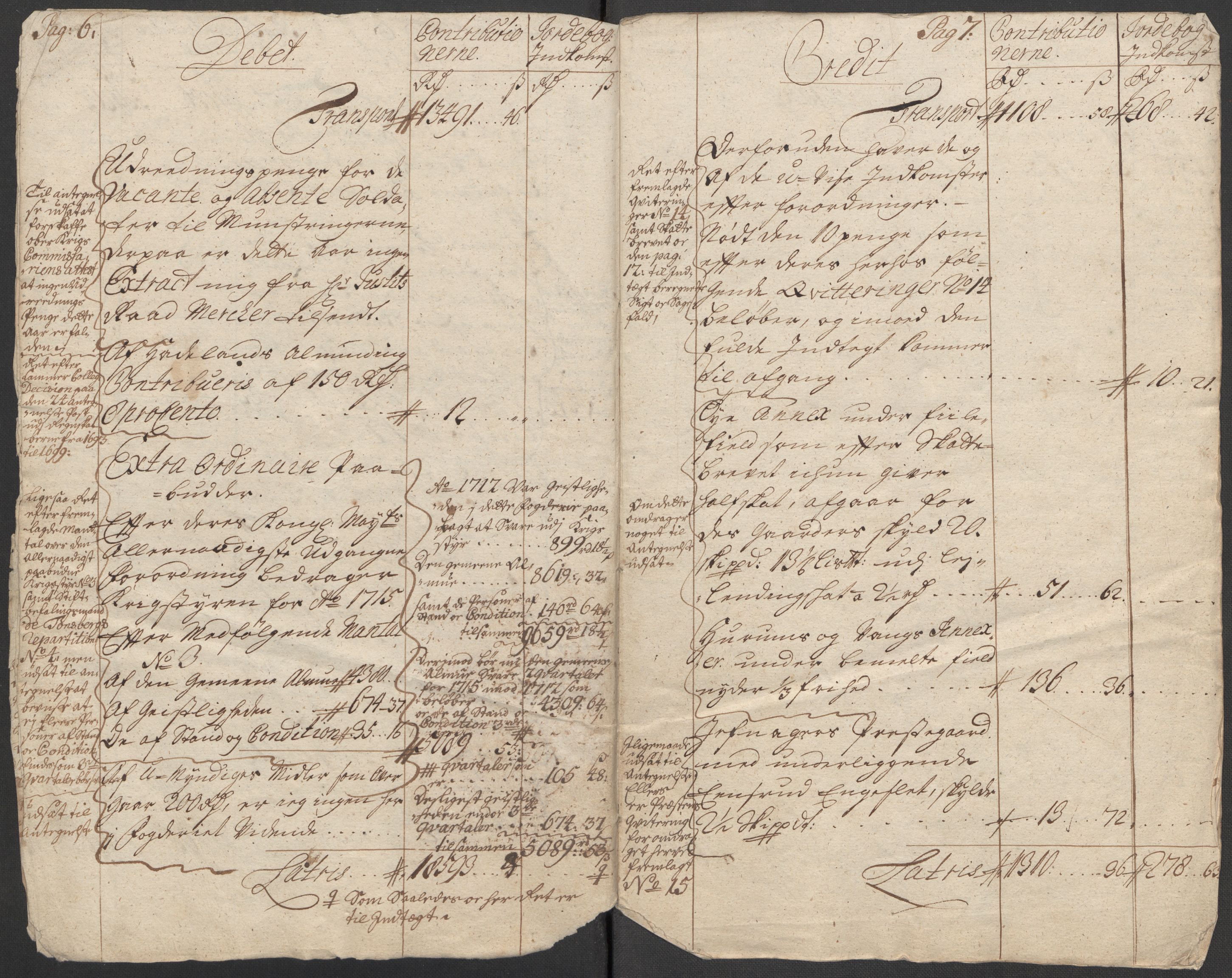 Rentekammeret inntil 1814, Reviderte regnskaper, Fogderegnskap, RA/EA-4092/R18/L1314: Fogderegnskap Hadeland, Toten og Valdres, 1715, p. 6