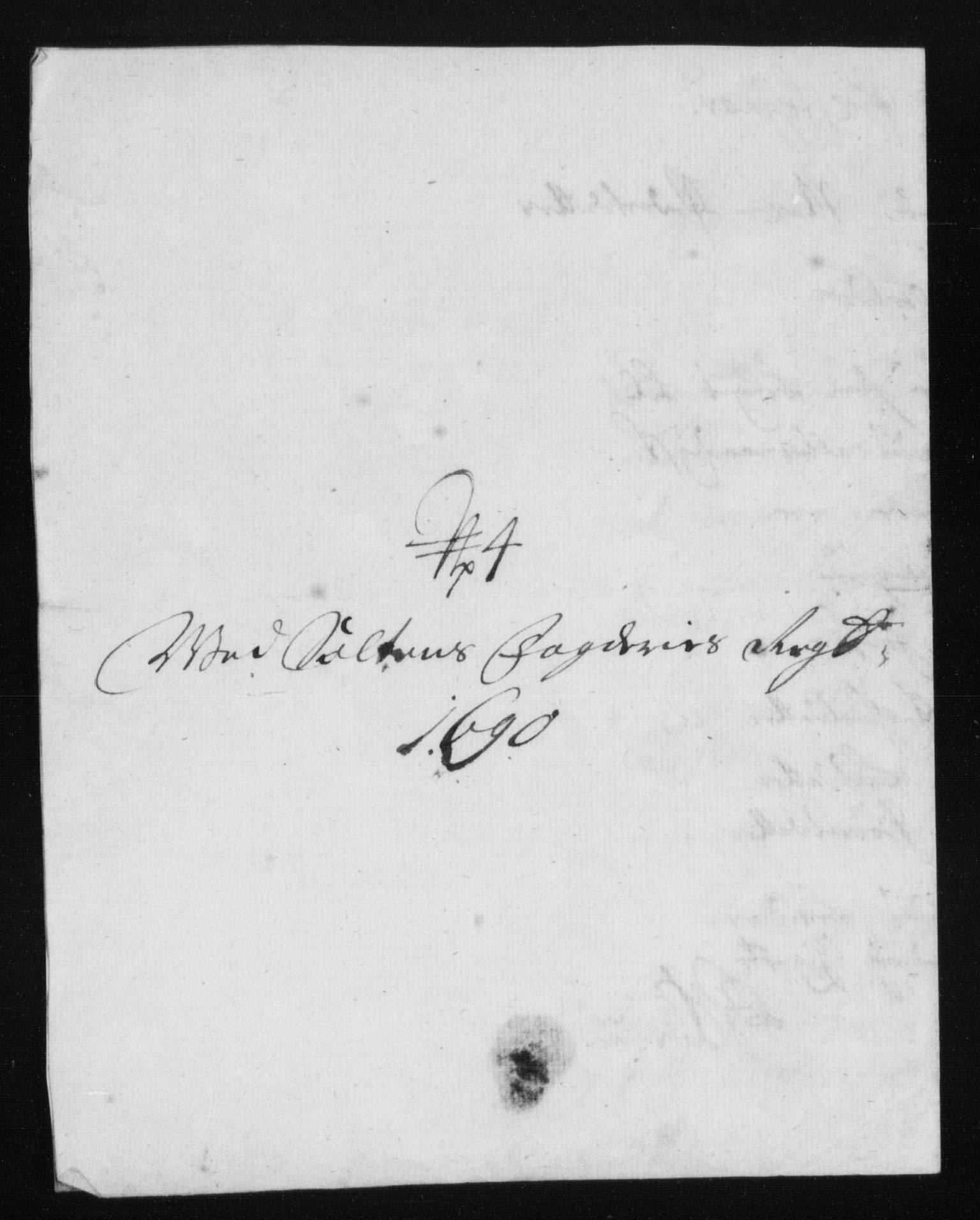 Rentekammeret inntil 1814, Reviderte regnskaper, Stiftamtstueregnskaper, Trondheim stiftamt og Nordland amt, AV/RA-EA-6044/R/Rh/L0015: Nordland amt, 1690