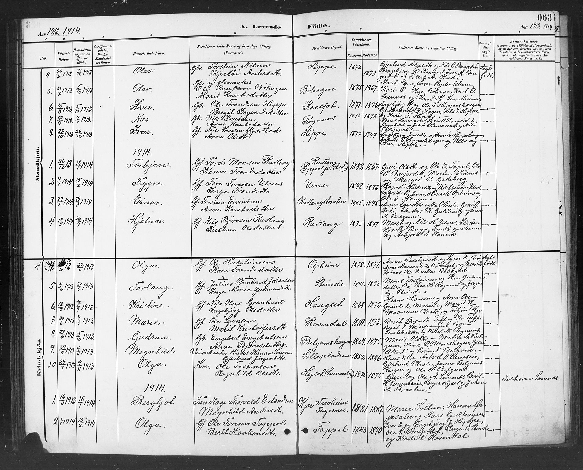 Nord-Aurdal prestekontor, SAH/PREST-132/H/Ha/Hab/L0008: Parish register (copy) no. 8, 1883-1916, p. 53k