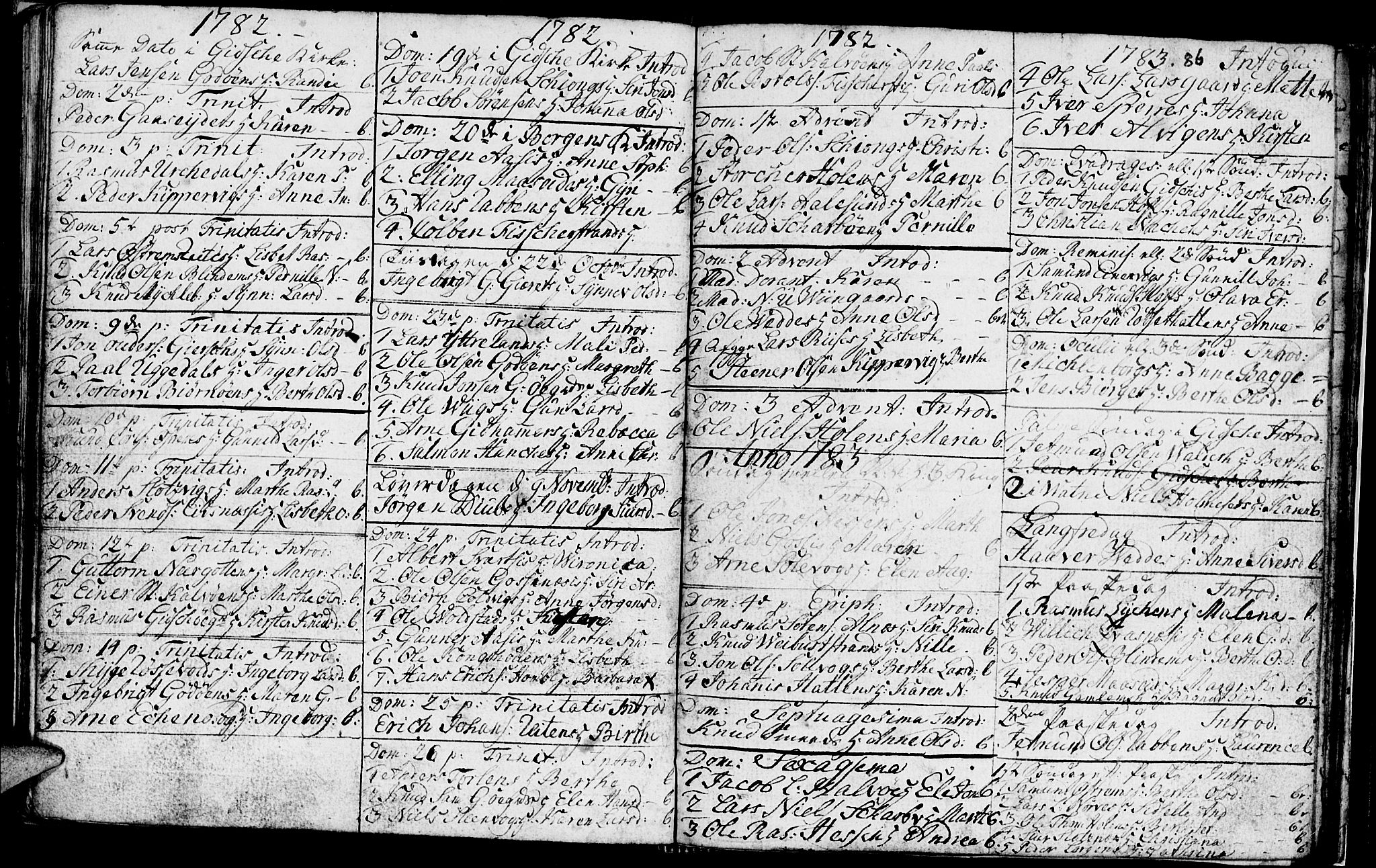 Ministerialprotokoller, klokkerbøker og fødselsregistre - Møre og Romsdal, AV/SAT-A-1454/528/L0420: Parish register (copy) no. 528C01, 1764-1784, p. 86