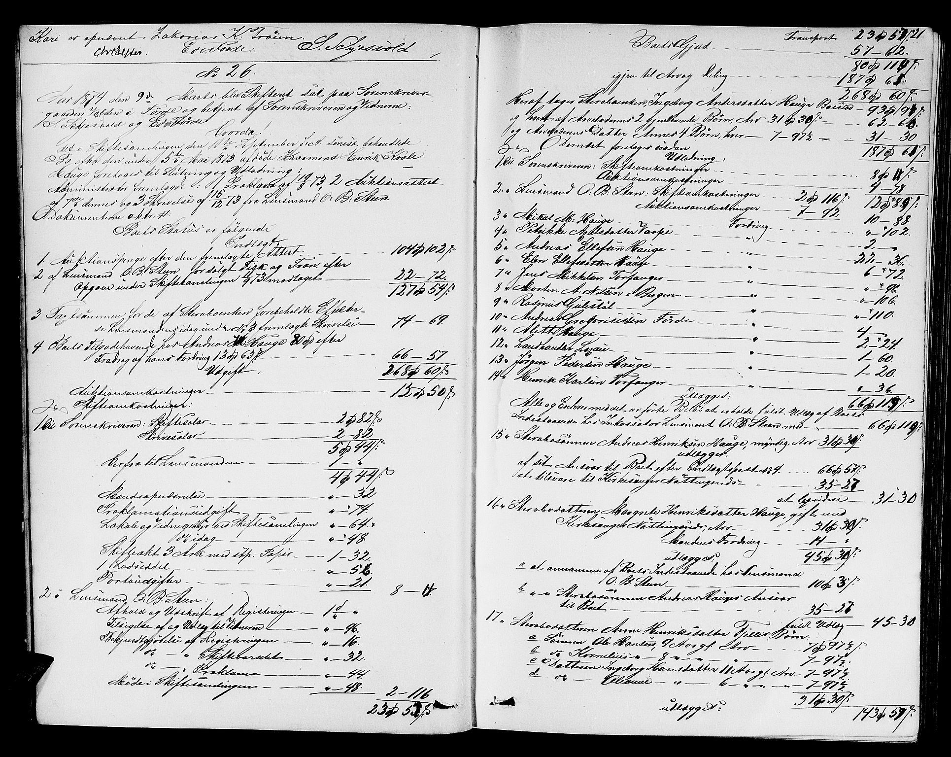Sunnfjord tingrett, AV/SAB-A-3201/1/H/Hd/L0005: Skifteutlodningsprotokoll, 1874-1881, p. 20b-21a