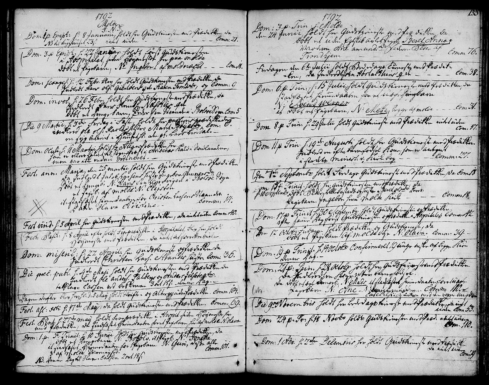 Ministerialprotokoller, klokkerbøker og fødselsregistre - Møre og Romsdal, AV/SAT-A-1454/555/L0648: Parish register (official) no. 555A01, 1759-1793, p. 133