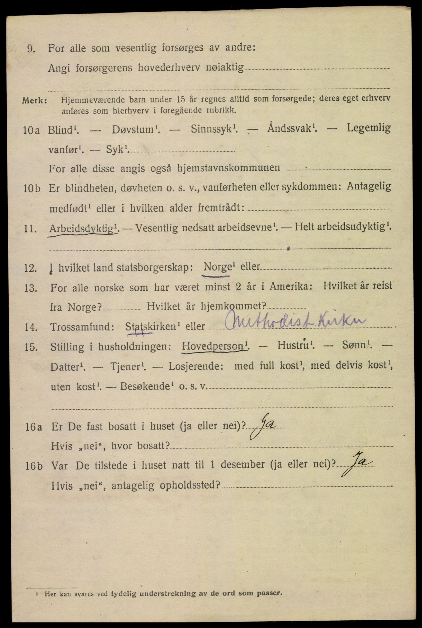 SAK, 1920 census for Kristiansand, 1920, p. 28278