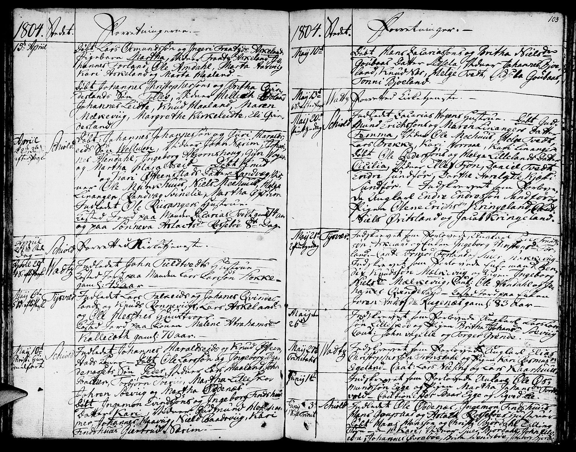 Skjold sokneprestkontor, AV/SAST-A-101847/H/Ha/Haa/L0002: Parish register (official) no. A 2, 1786-1815, p. 103