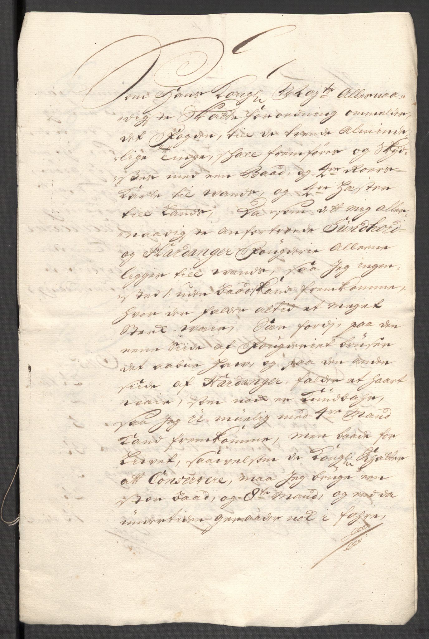 Rentekammeret inntil 1814, Reviderte regnskaper, Fogderegnskap, AV/RA-EA-4092/R48/L2982: Fogderegnskap Sunnhordland og Hardanger, 1704, p. 255