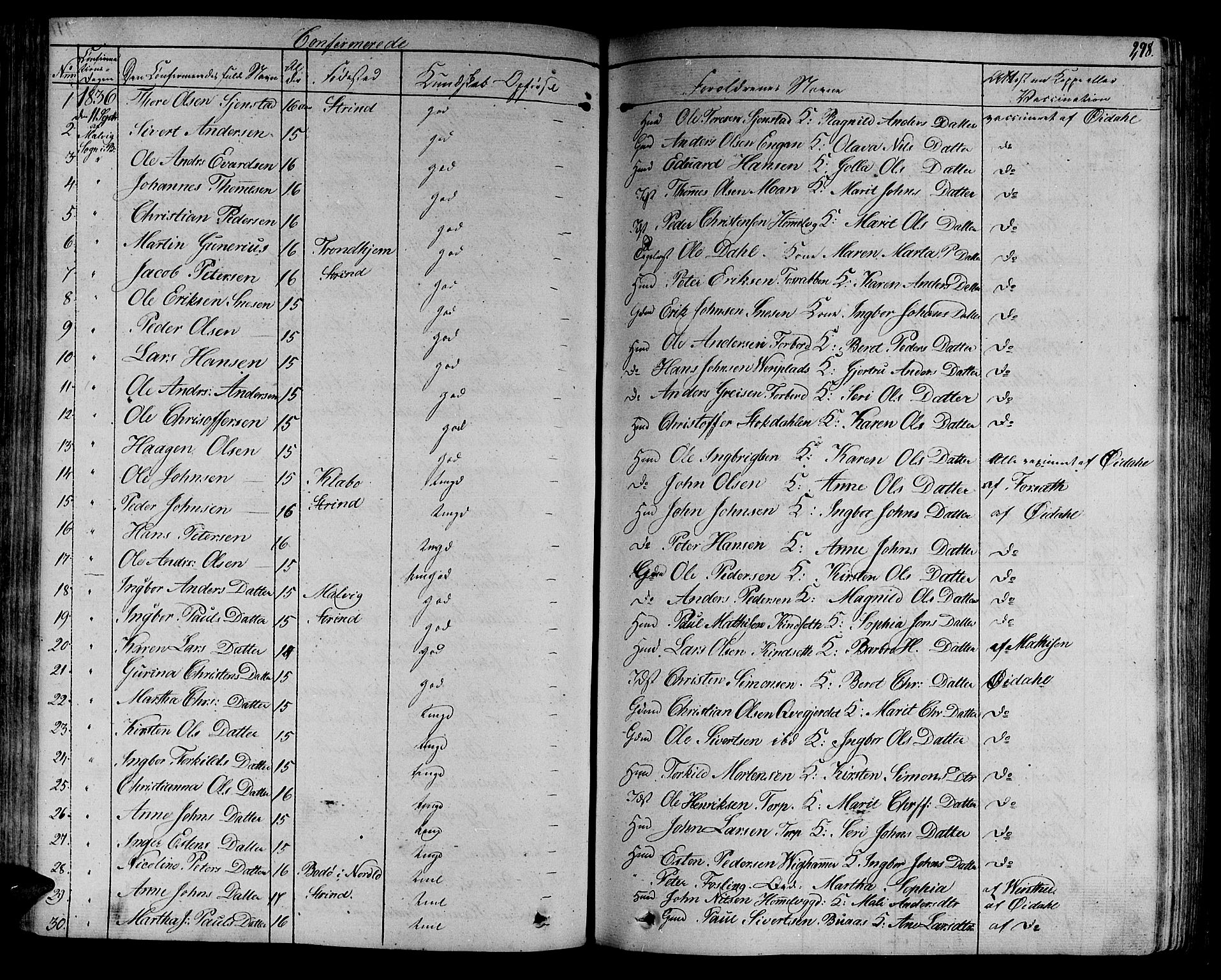 Ministerialprotokoller, klokkerbøker og fødselsregistre - Sør-Trøndelag, AV/SAT-A-1456/606/L0286: Parish register (official) no. 606A04 /1, 1823-1840, p. 298